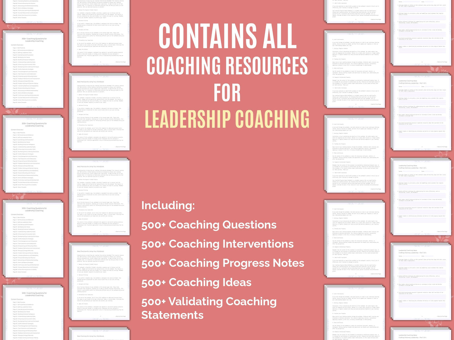 Leadership Coaching Worksheets