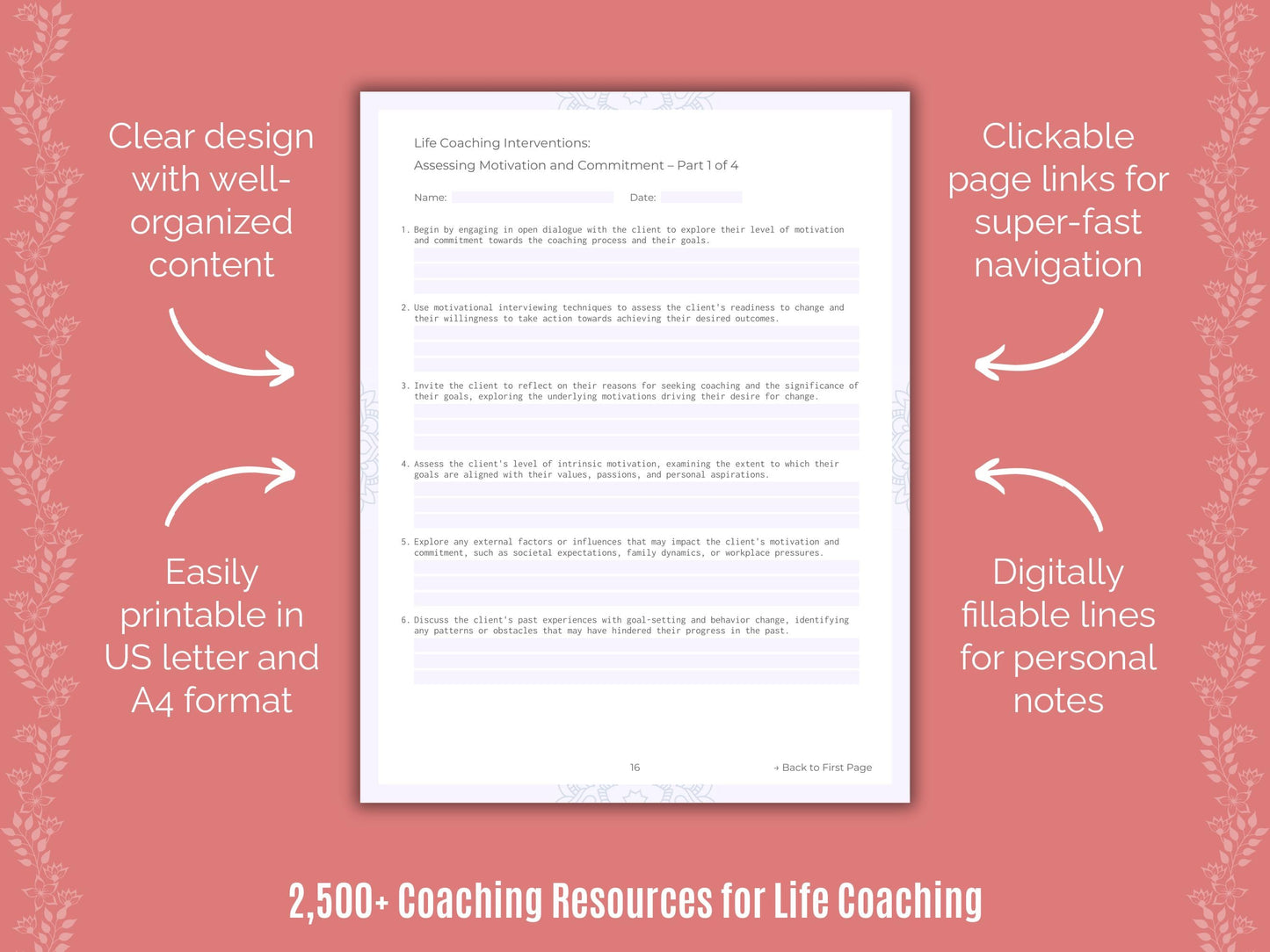 Life Coaching Cheat Sheets