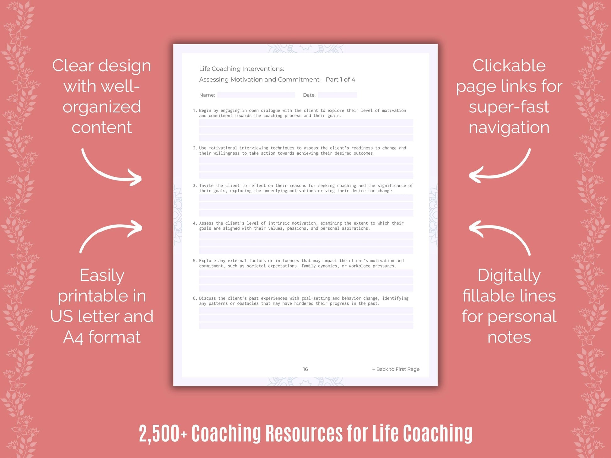 Life Coaching Cheat Sheets