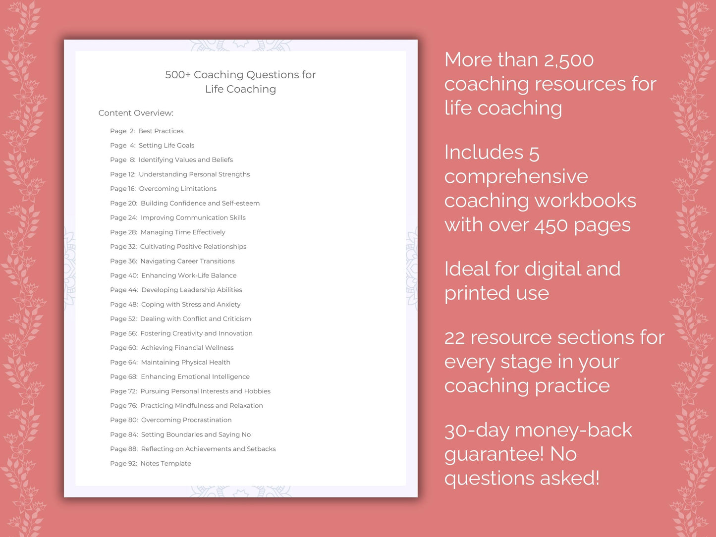 Life Coaching Templates