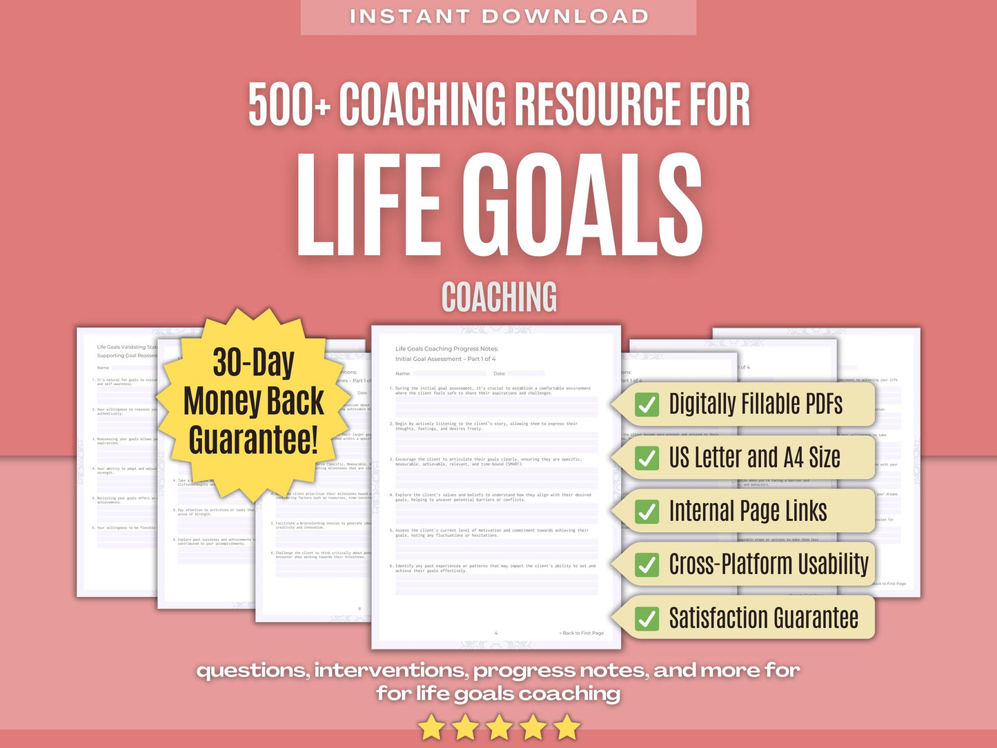 Life Goals Coaching Workbooks