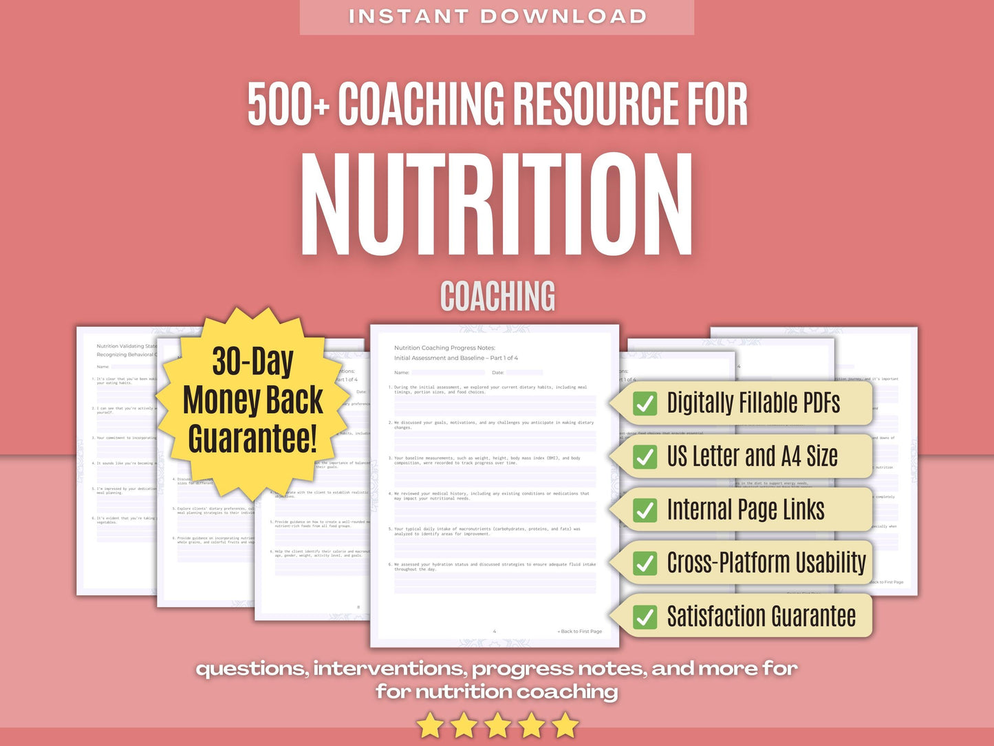 Nutrition Coaching Workbooks