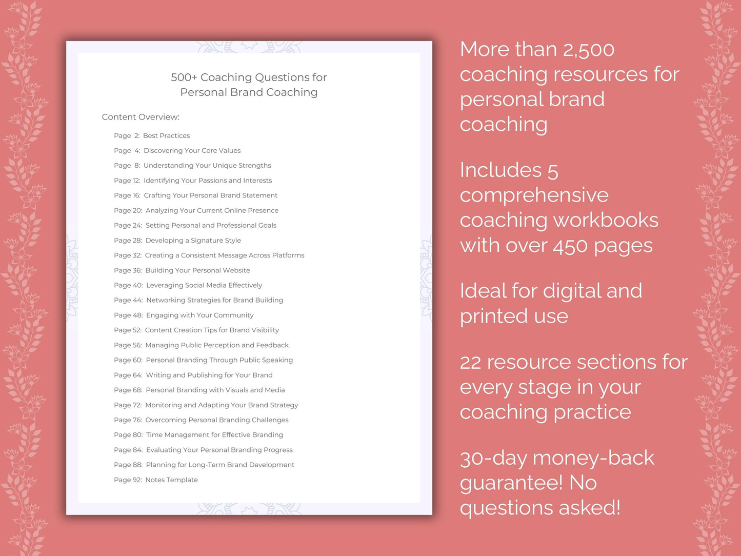 Personal Brand Coaching Templates