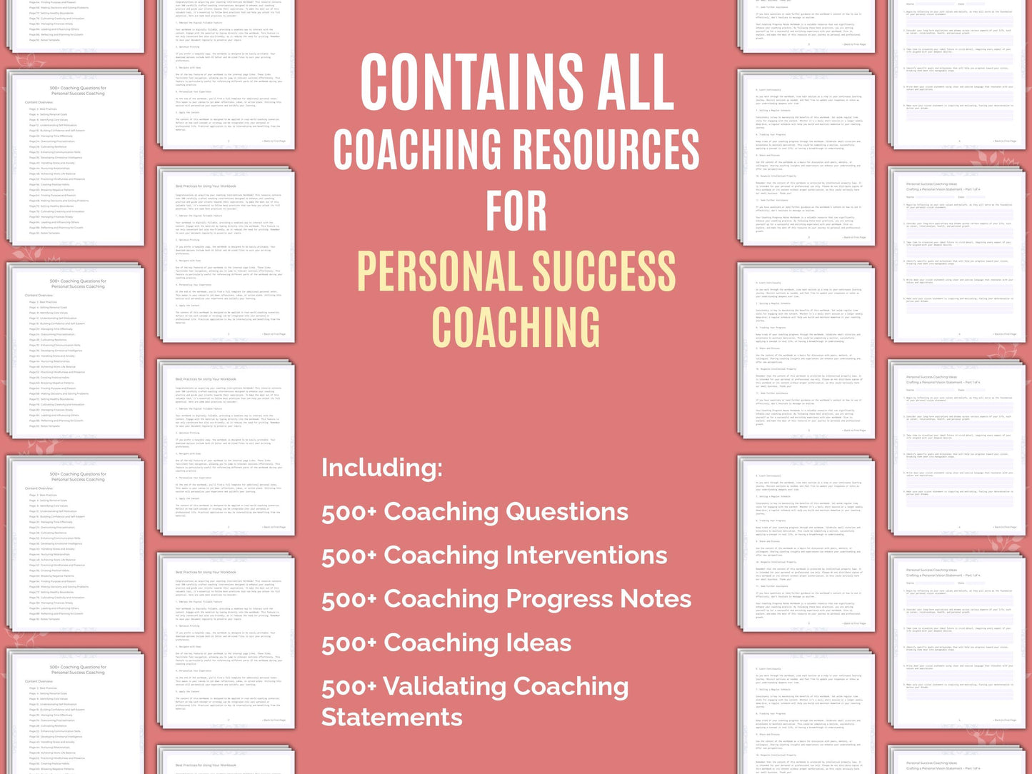 Personal Success Coaching Worksheets