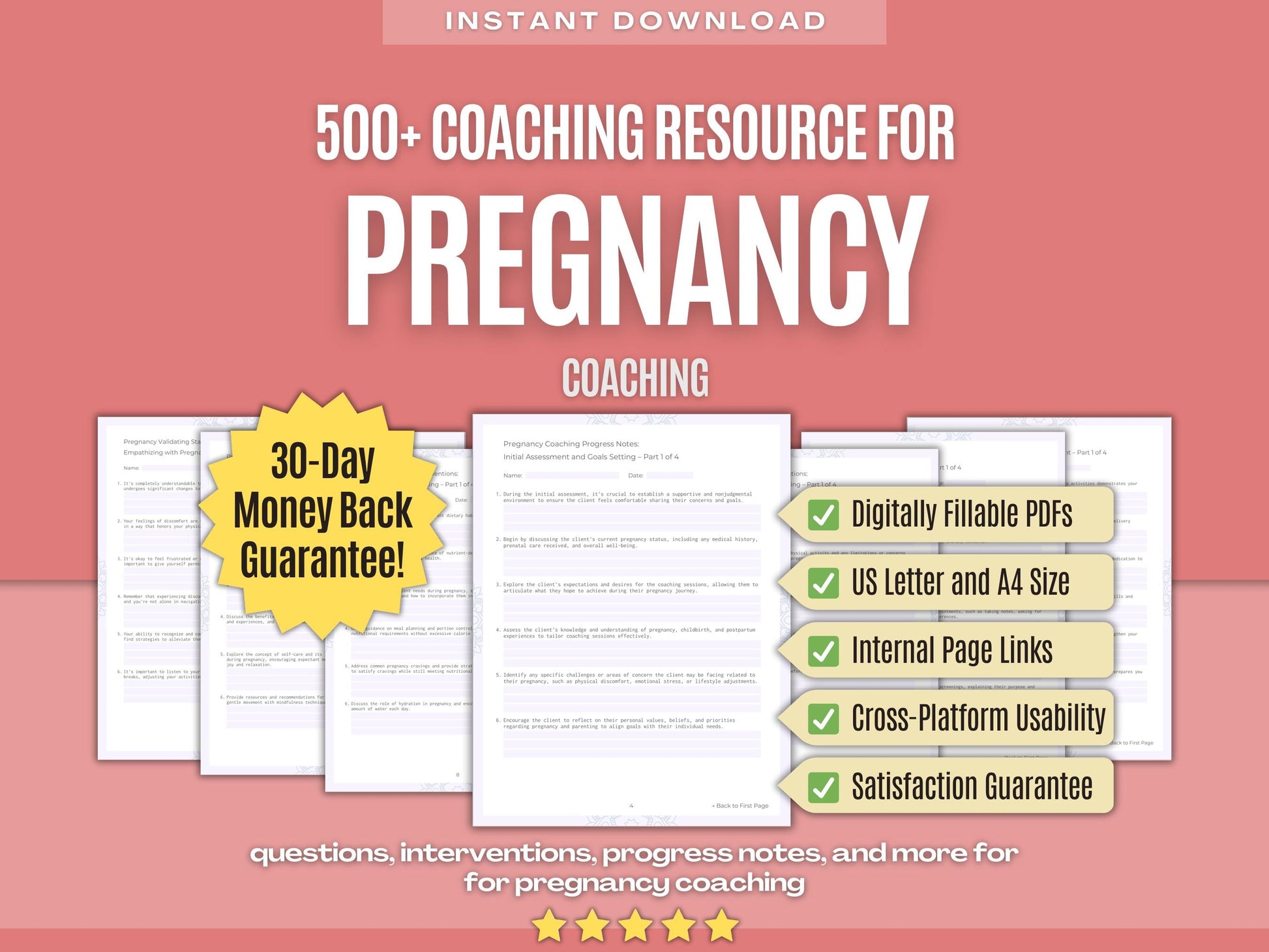 Pregnancy Coaching Workbooks