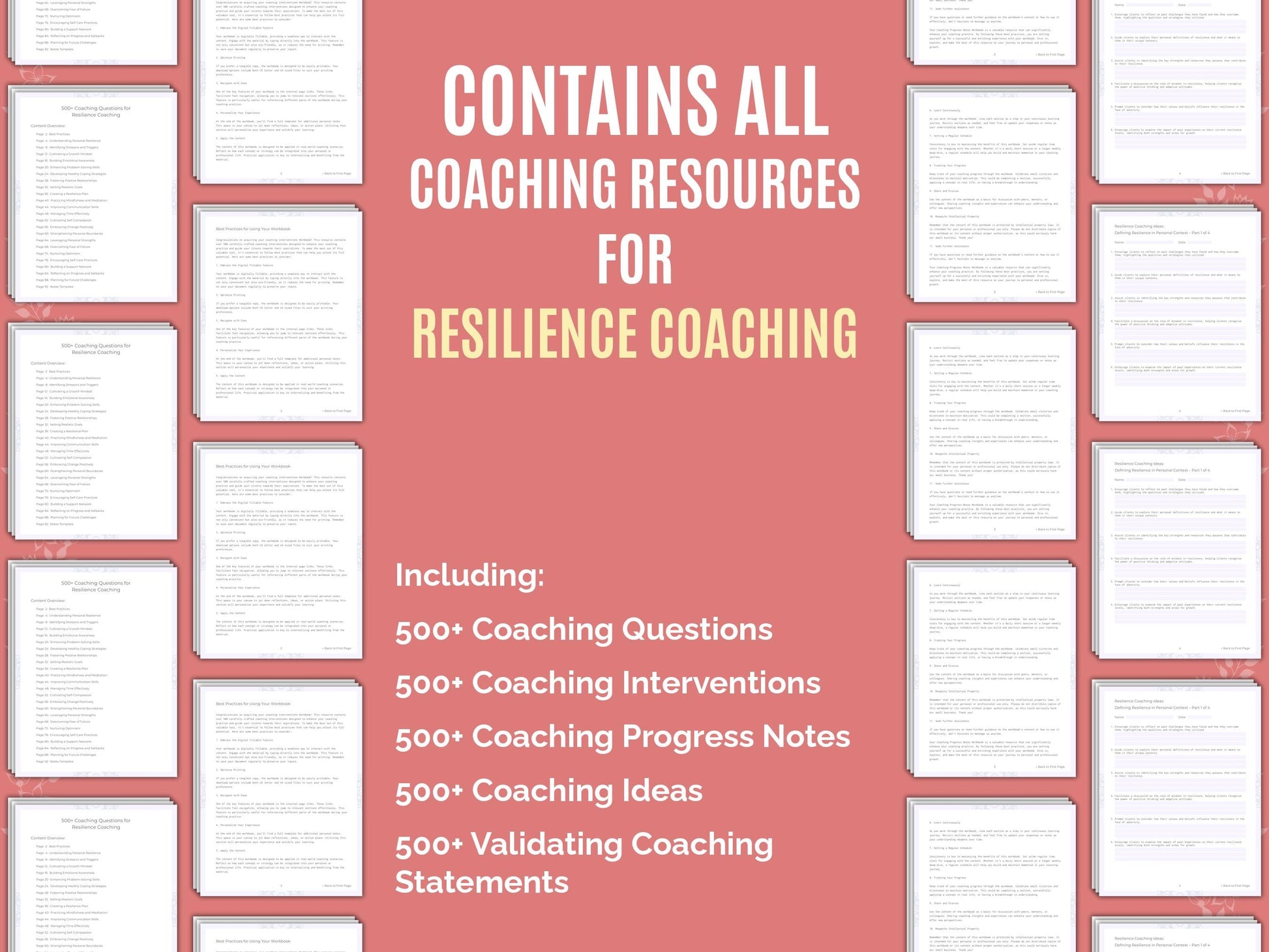 Resilience Coaching Worksheets