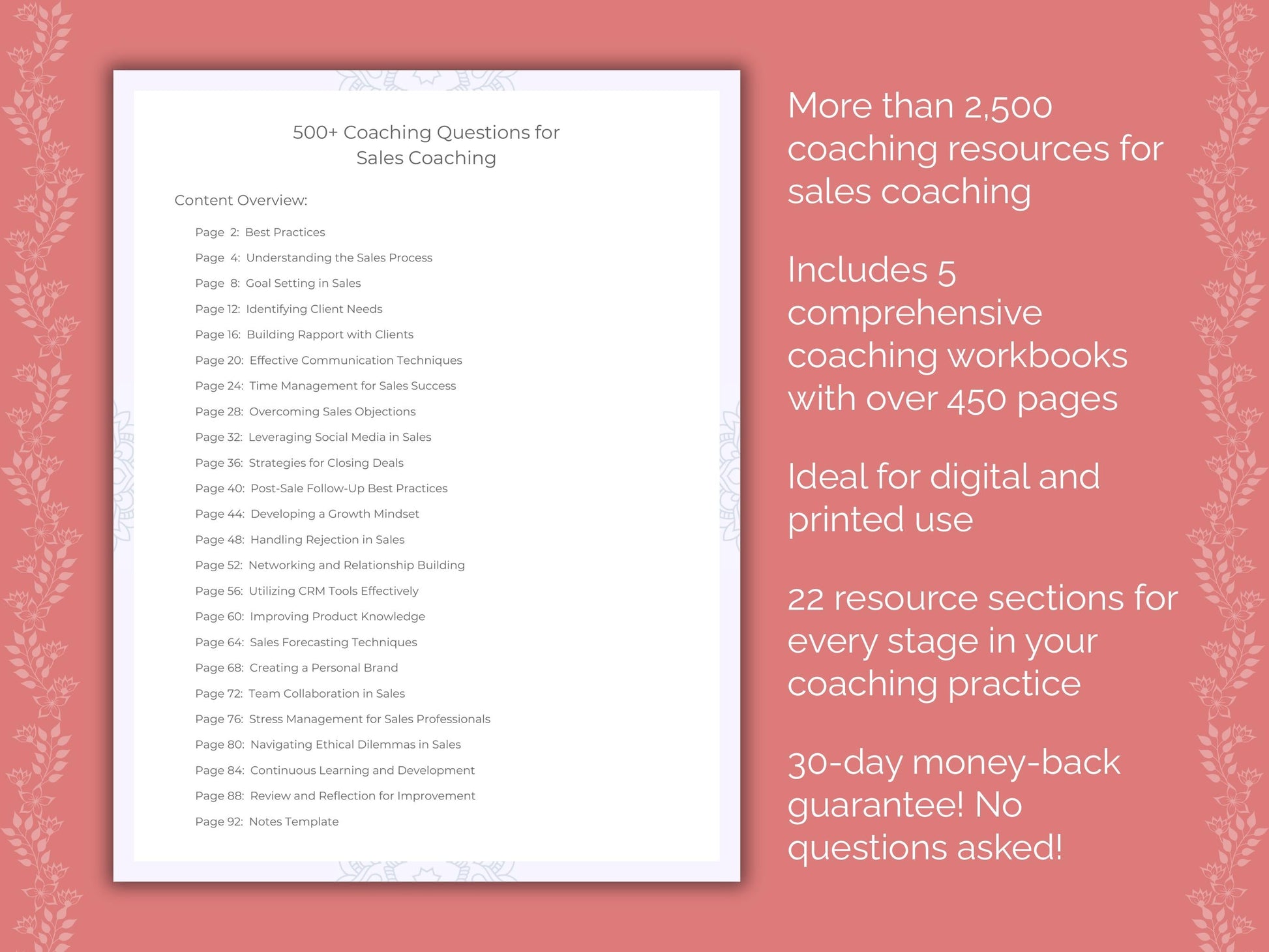 Sales Coaching Templates