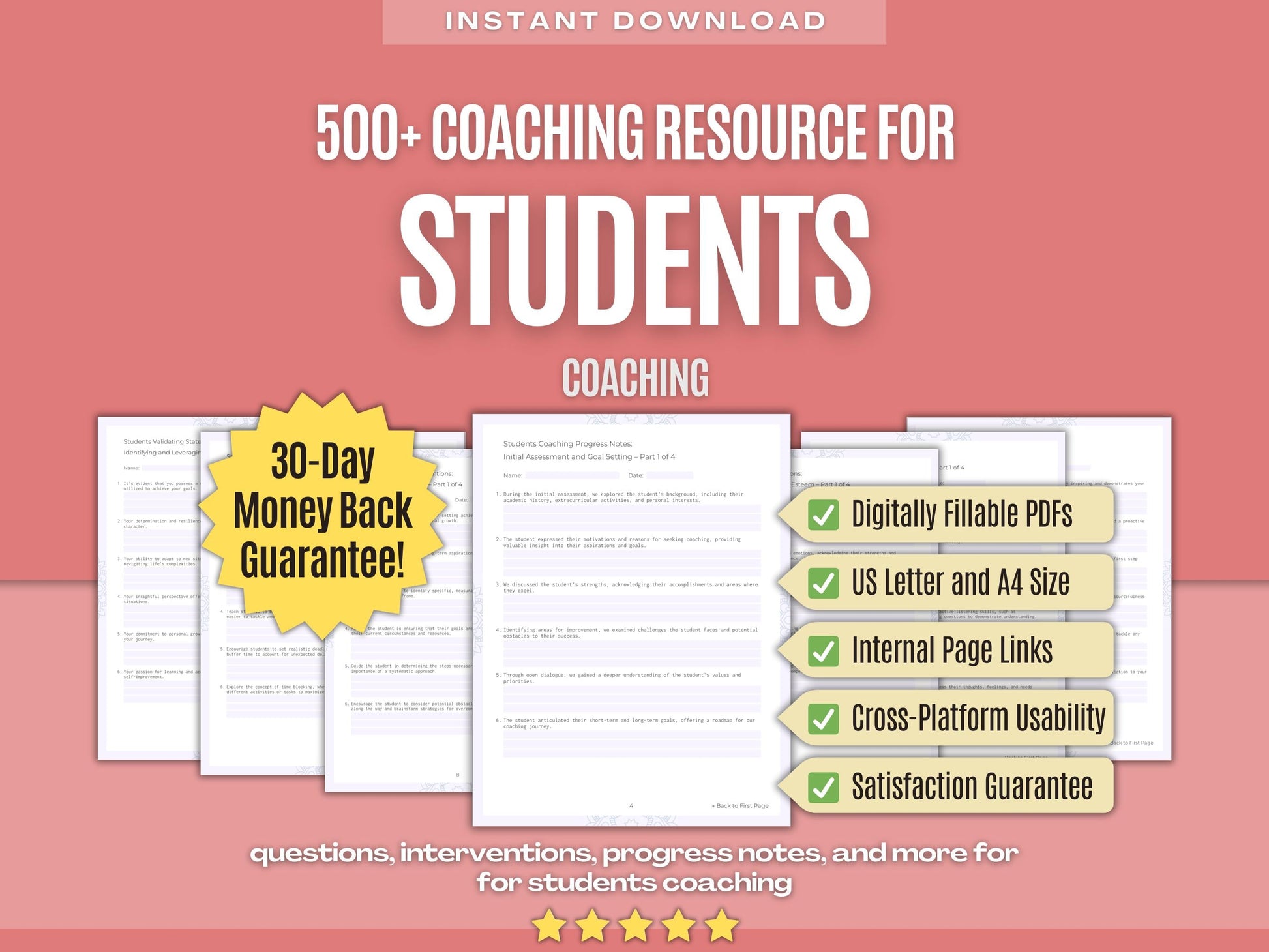 Students Coaching Workbooks