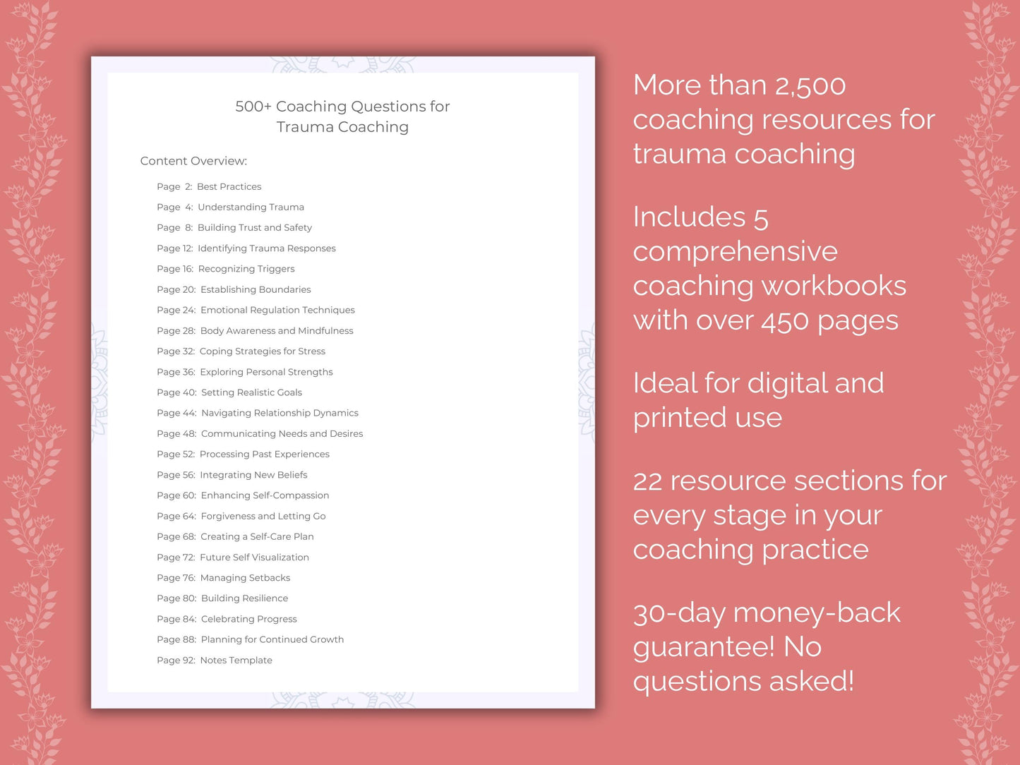 Trauma Coaching Templates