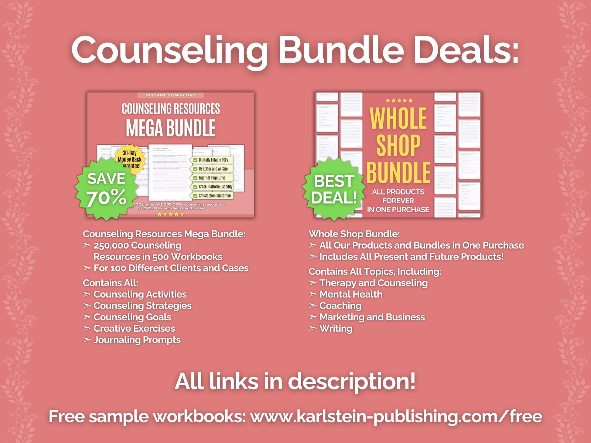 Counseling Activities Digital Download