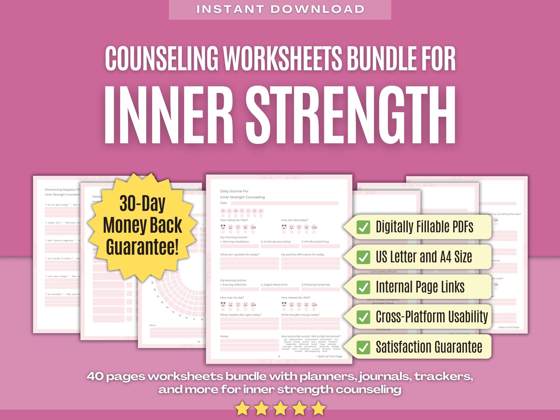 Counseling Psychology Workbooks