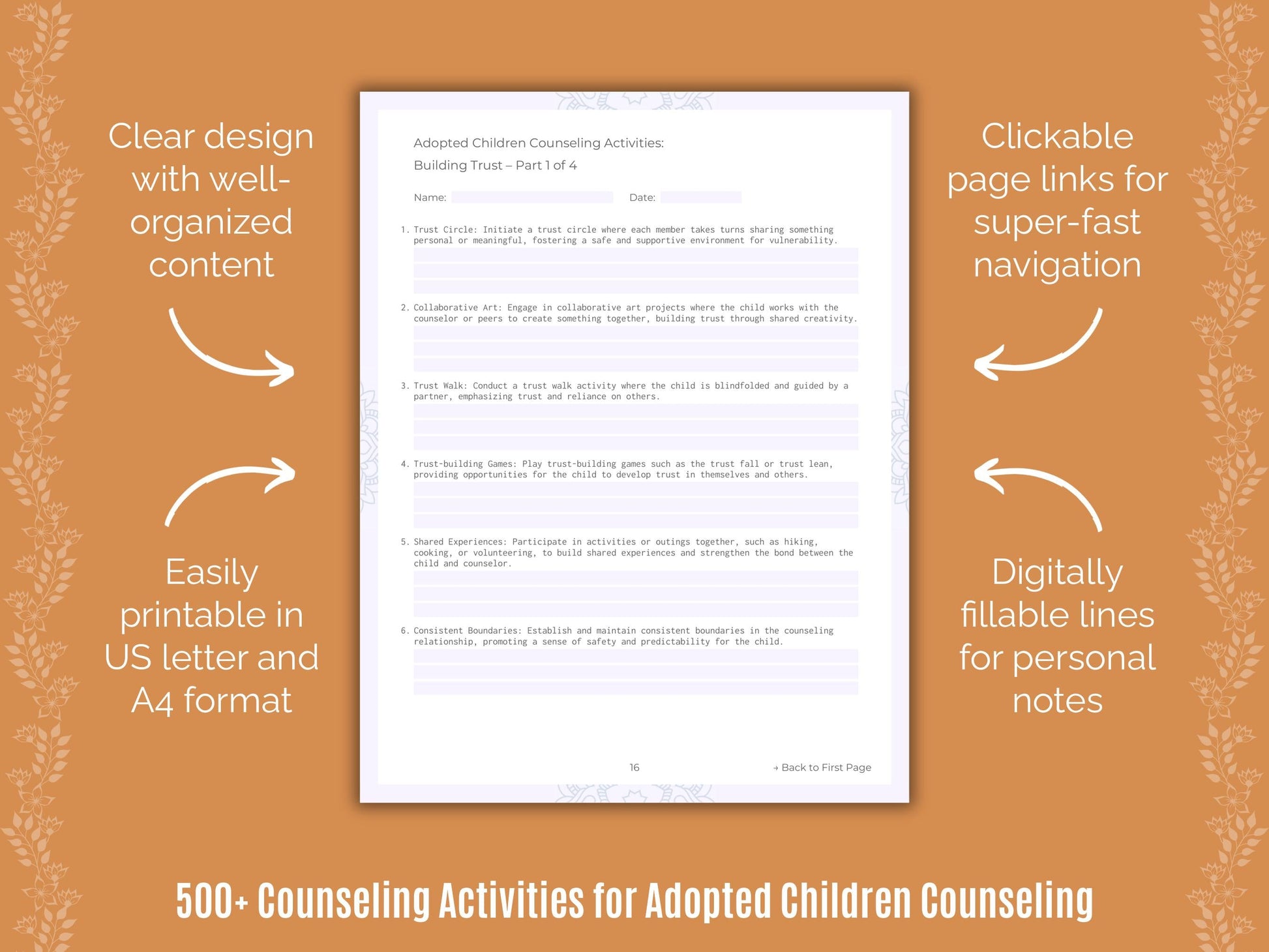 Adopted Children Counseling Counseling Templates