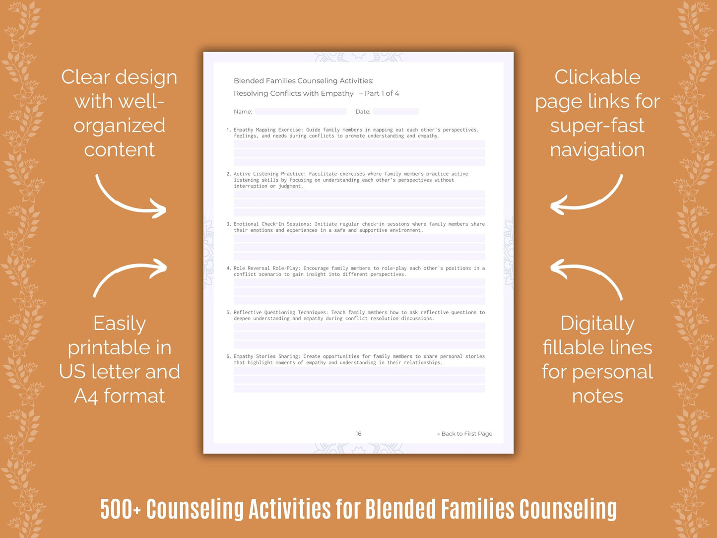 Blended Families Counseling Counseling Templates
