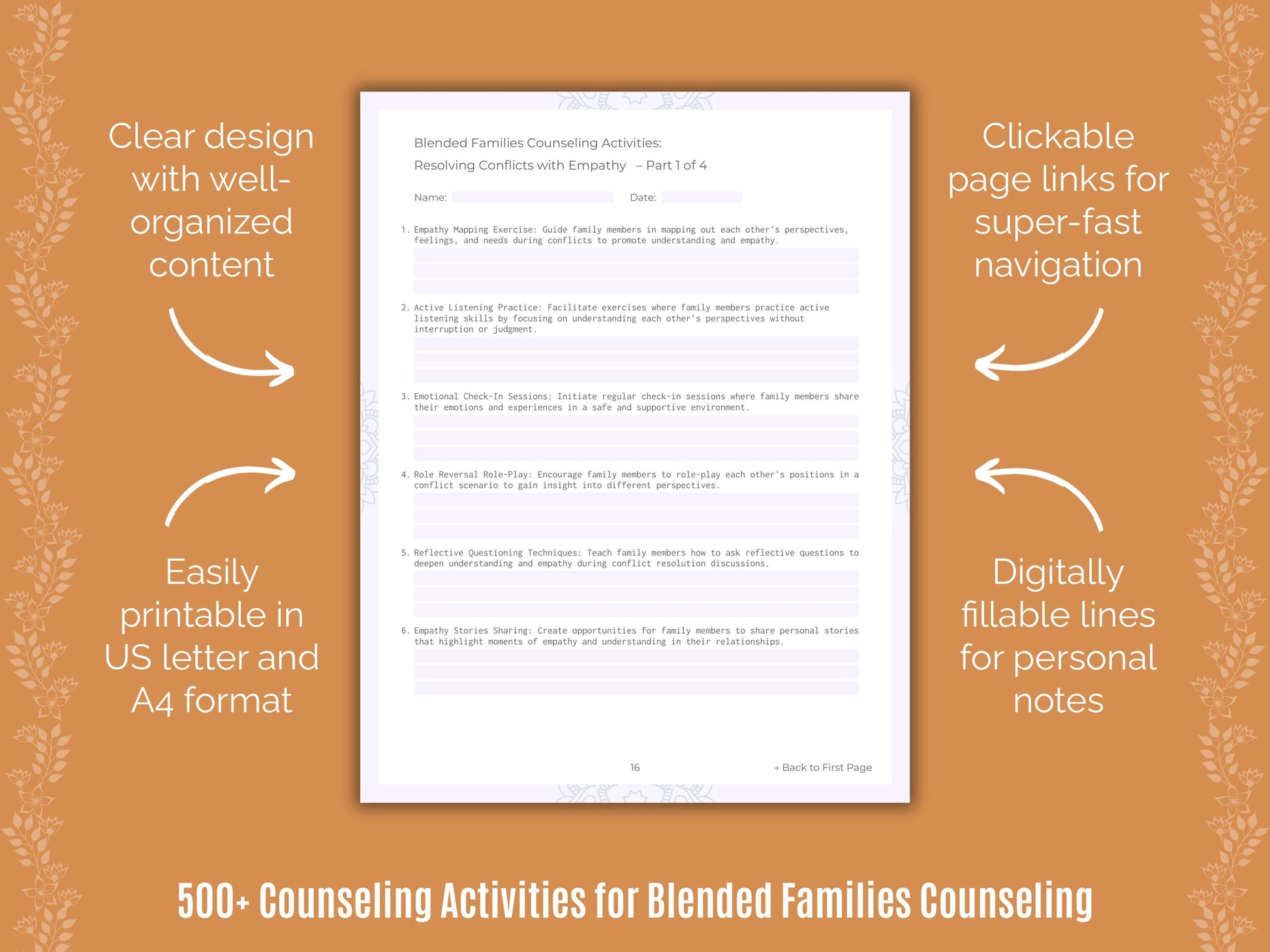 Blended Families Counseling Counseling Templates