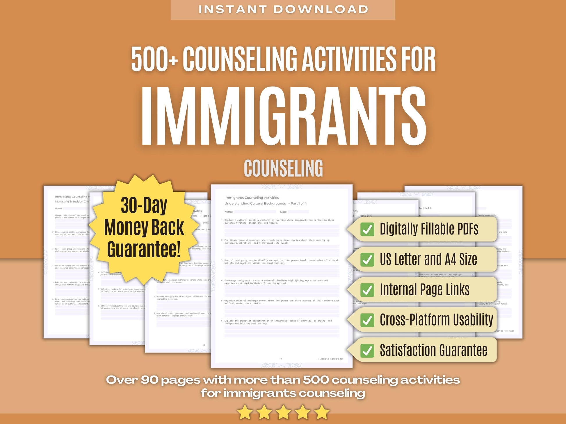 Immigrants Counseling Psychology Workbooks