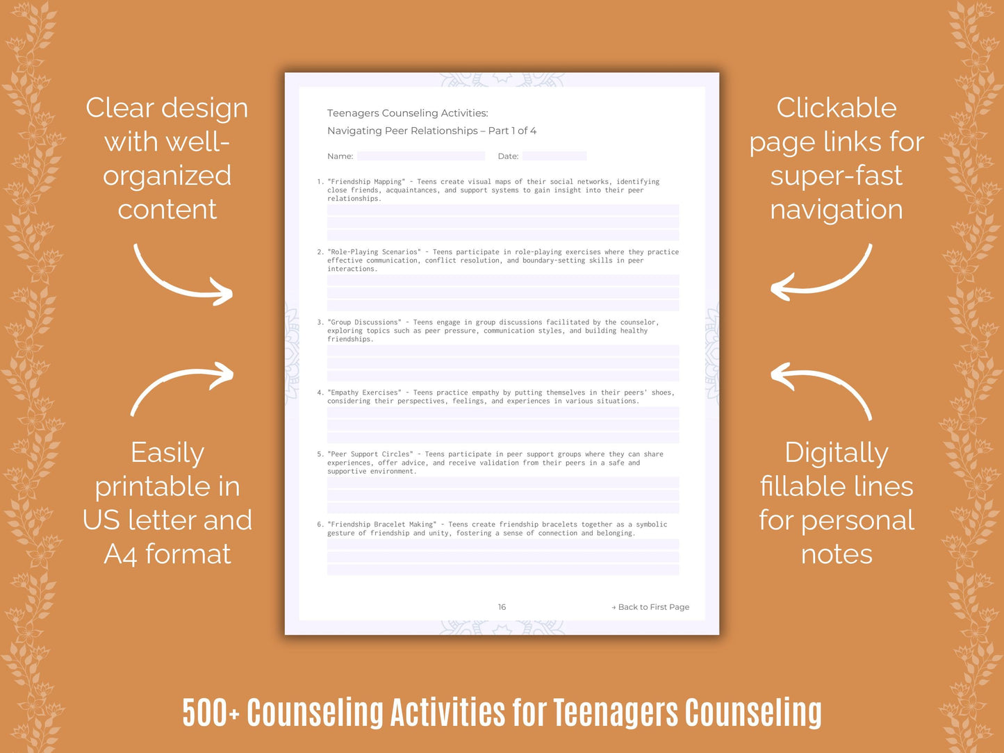 Teenagers Counseling Counseling Templates