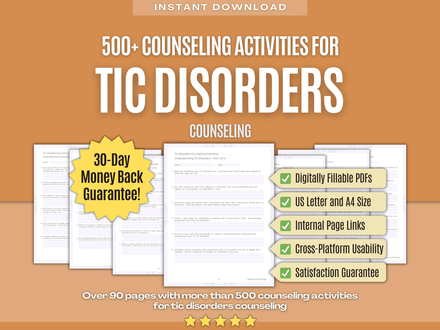 Tic Disorders Counseling Psychology Workbooks