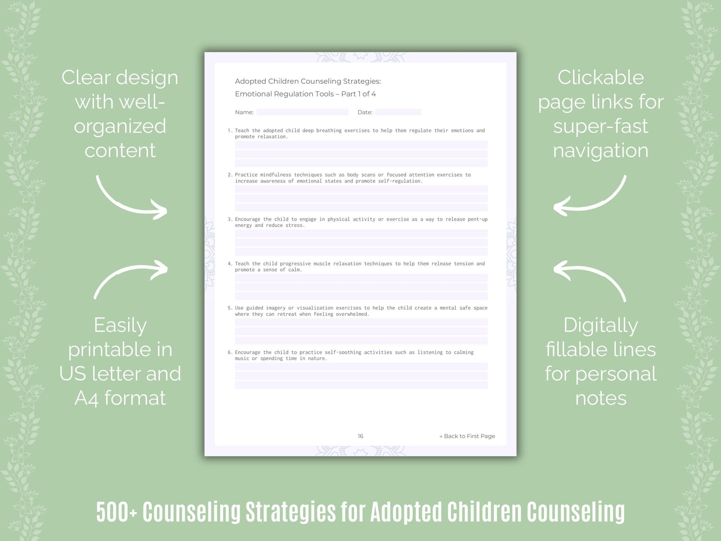 Adopted Children Counseling Counseling Templates