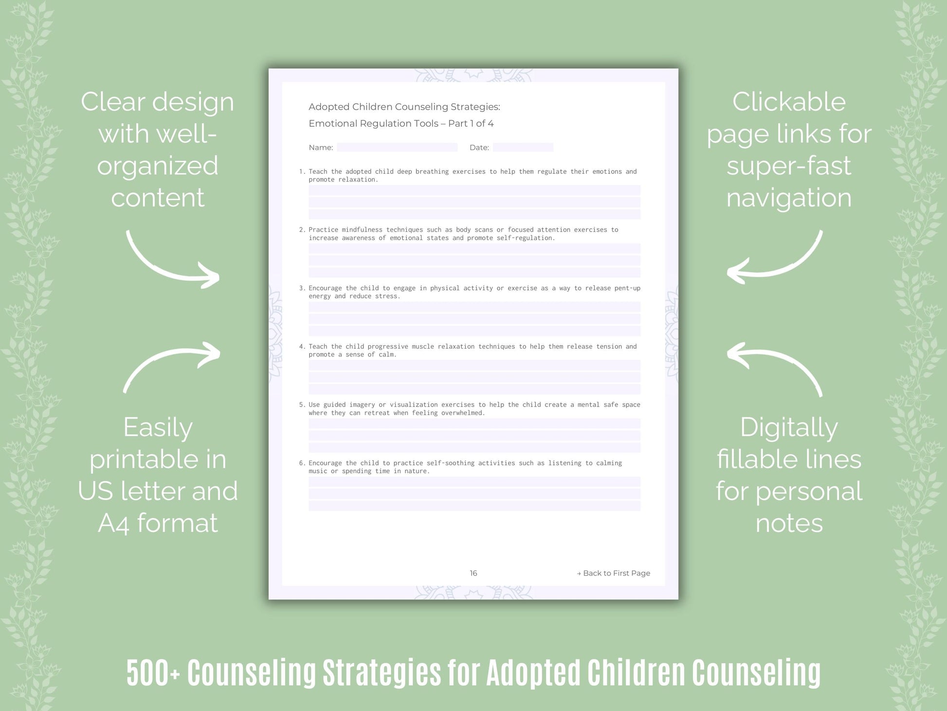 Adopted Children Counseling Counseling Templates