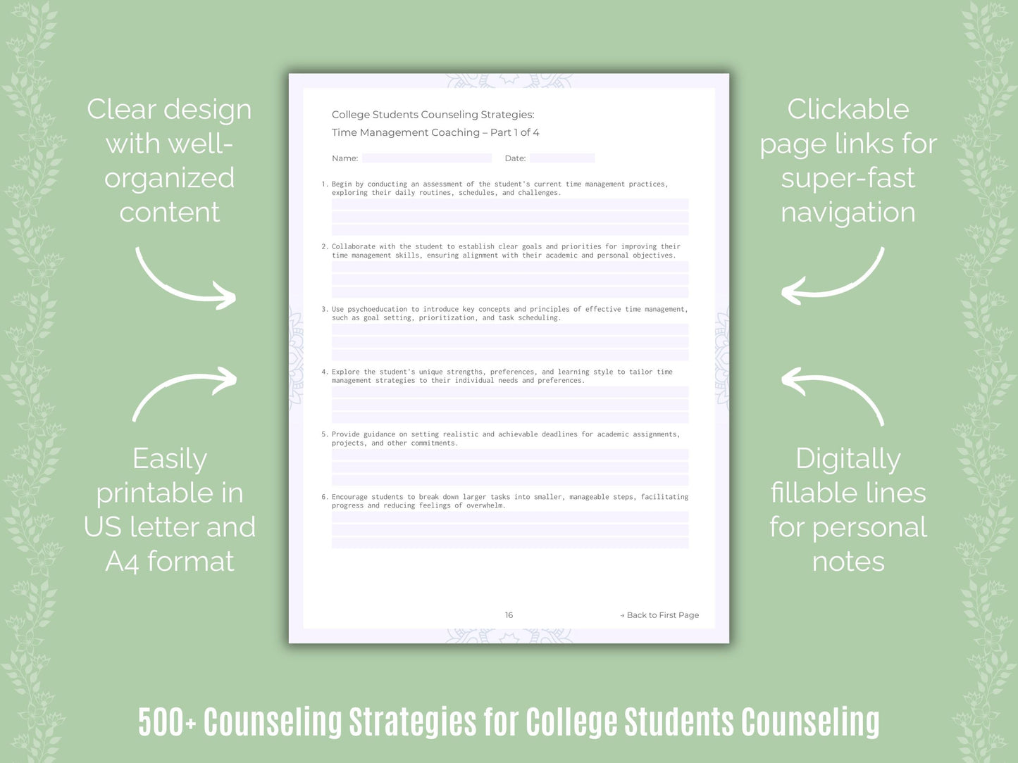 College Students Counseling Counseling Templates