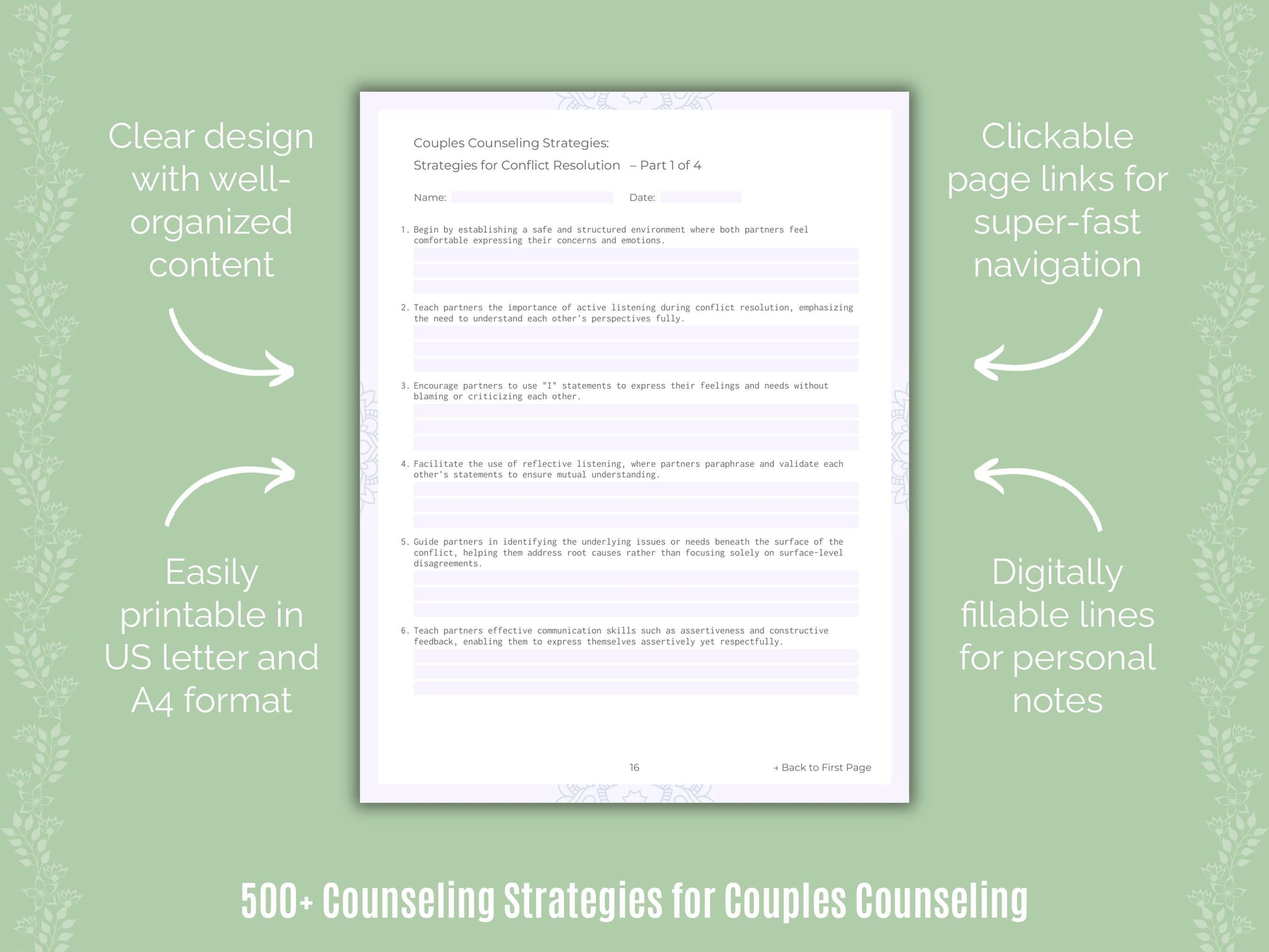 Couples Counseling Counseling Templates