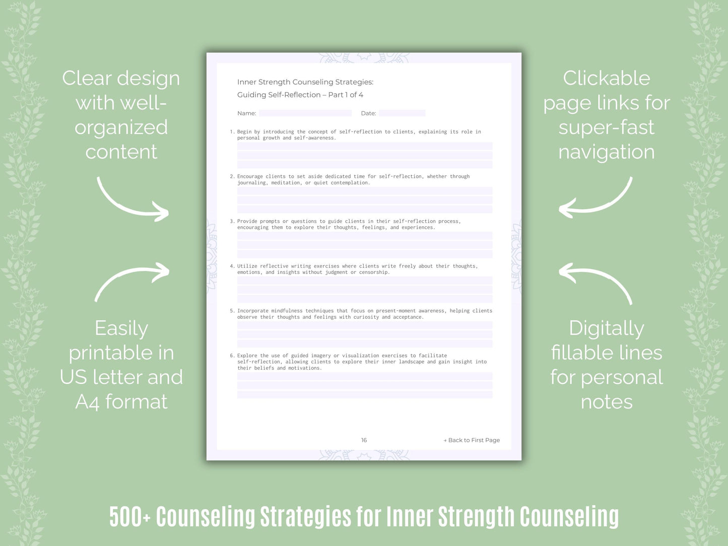 Inner Strength Counseling Counseling Templates