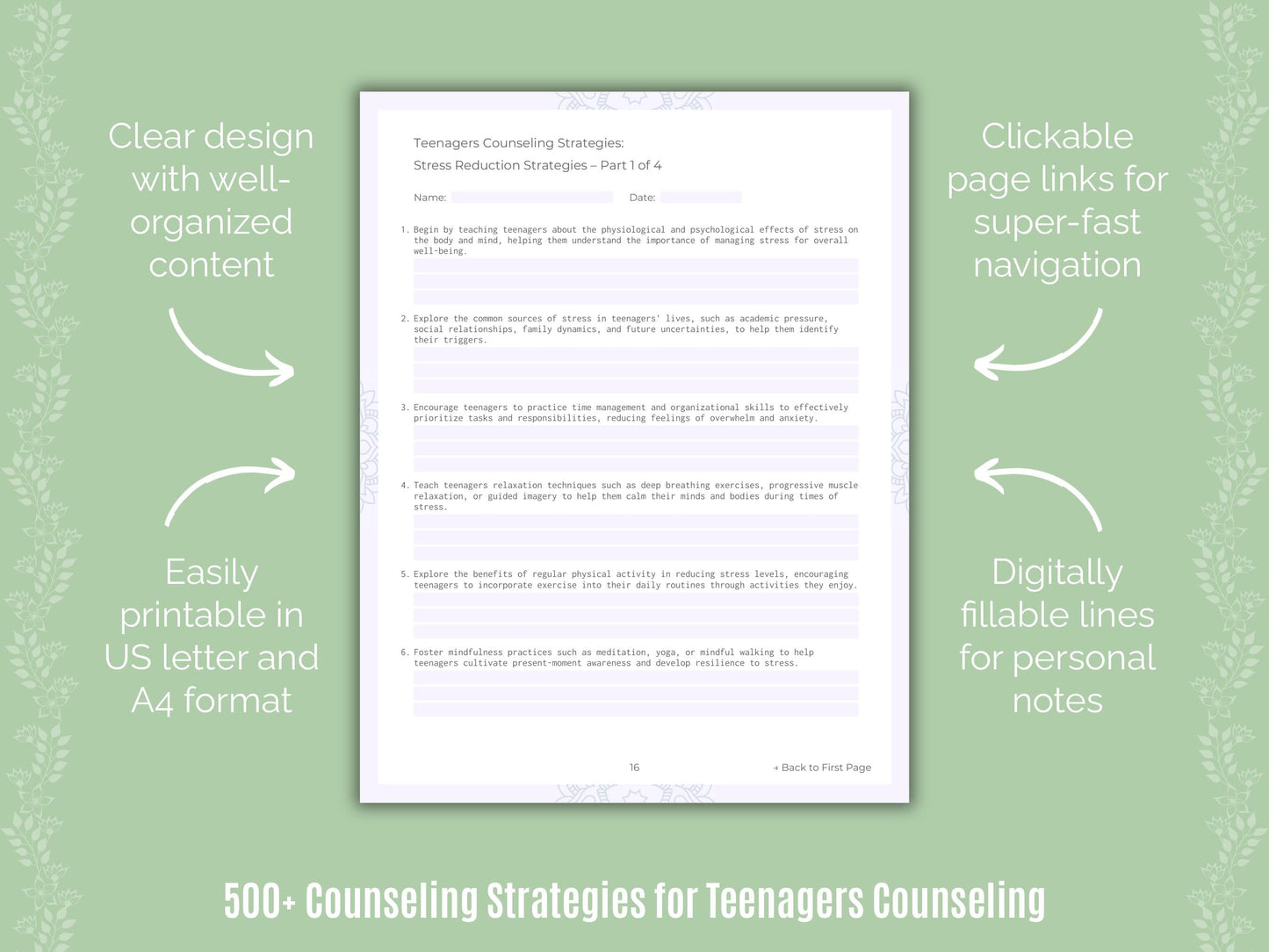 Teenagers Counseling Counseling Templates