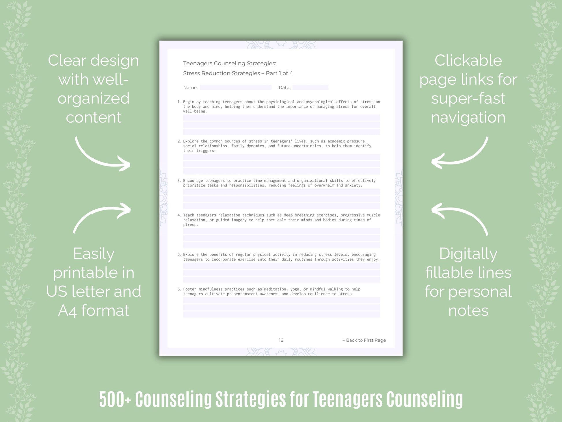 Teenagers Counseling Counseling Templates