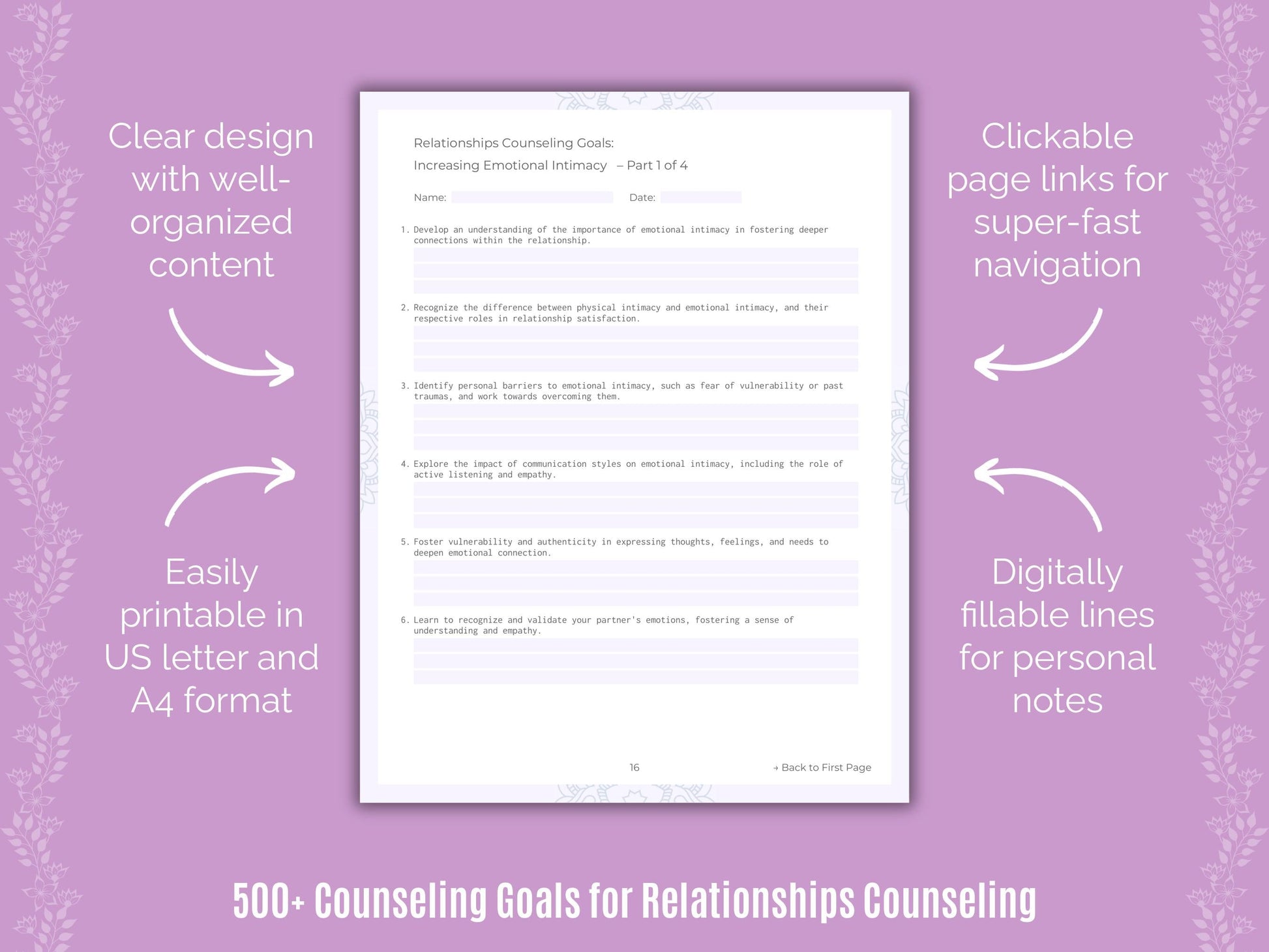 Relationships Counseling Counseling Templates