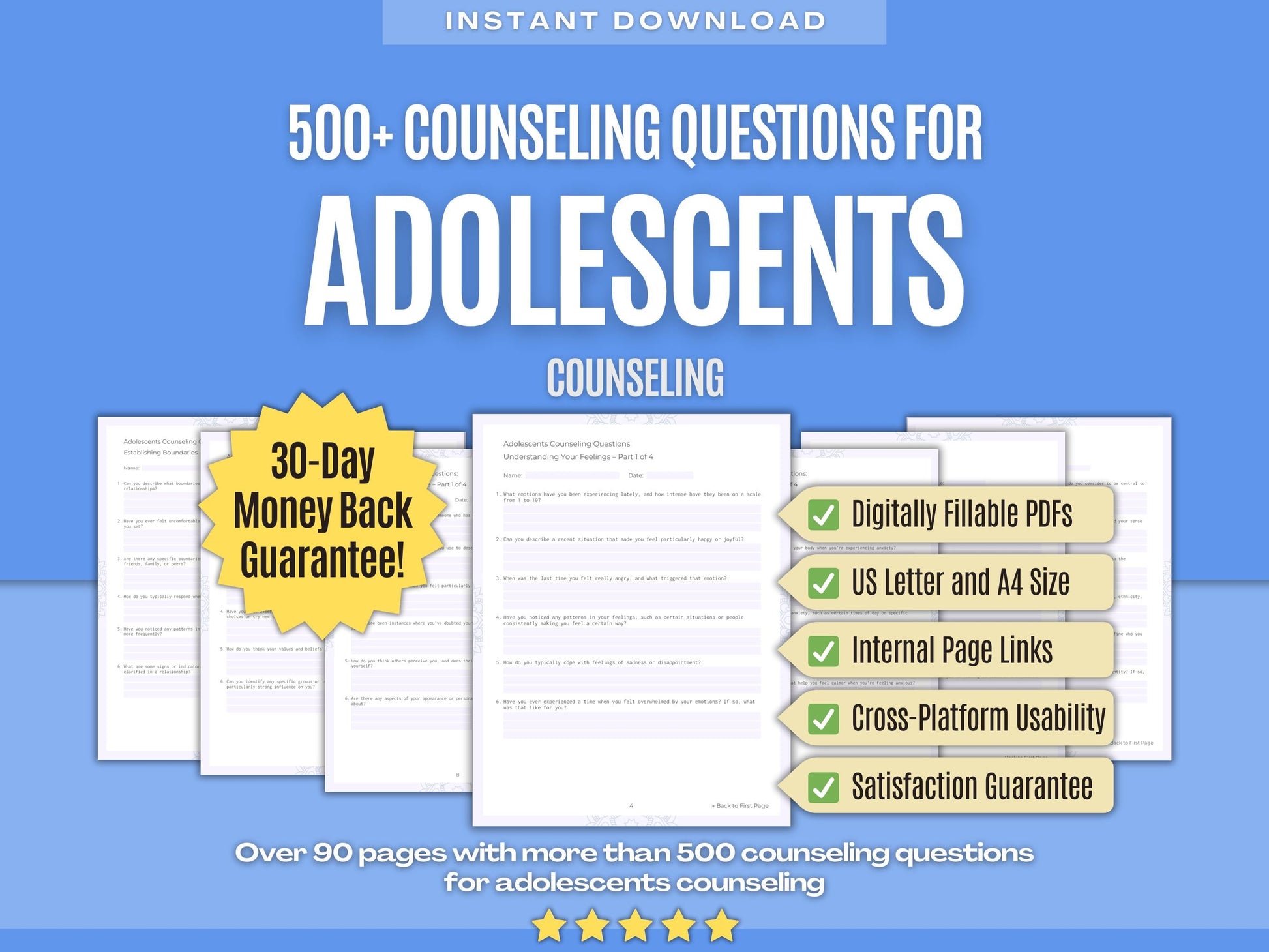 Adolescents Counseling Psychology Workbooks