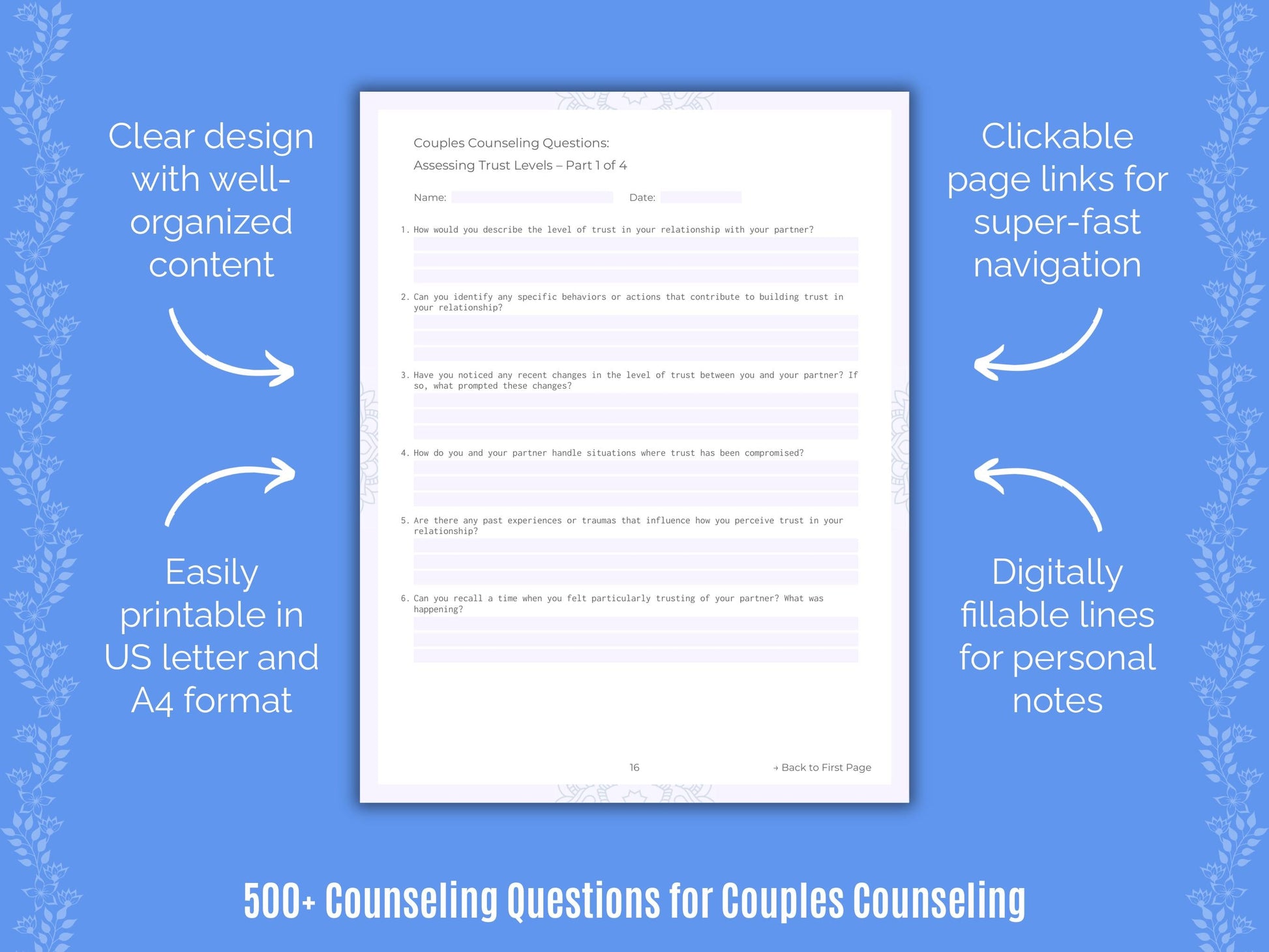 Couples Counseling Counseling Templates