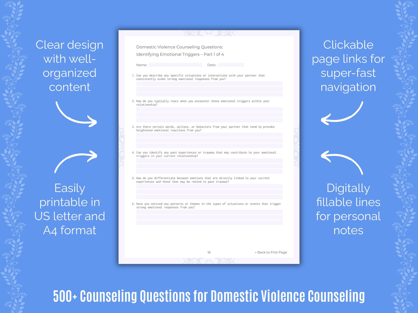 Domestic Violence Counseling Counseling Templates