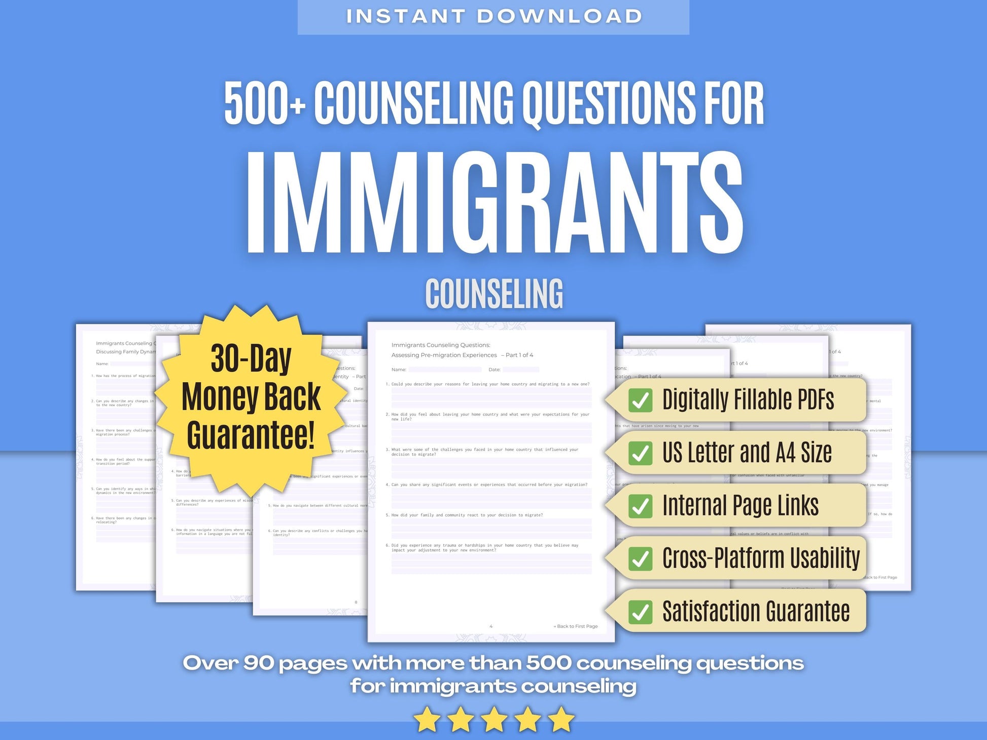 Immigrants Counseling Psychology Workbooks