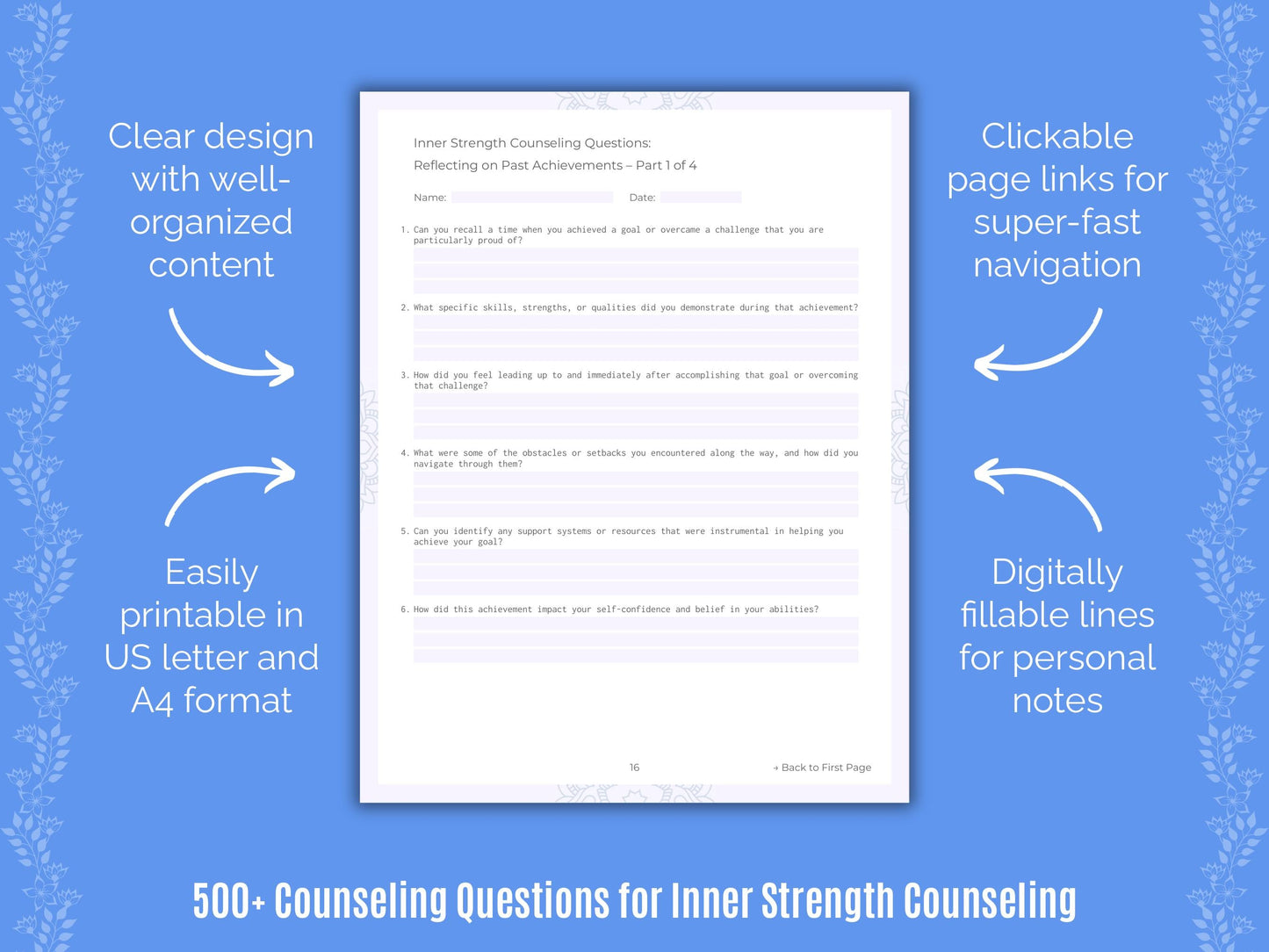 Inner Strength Counseling Counseling Templates