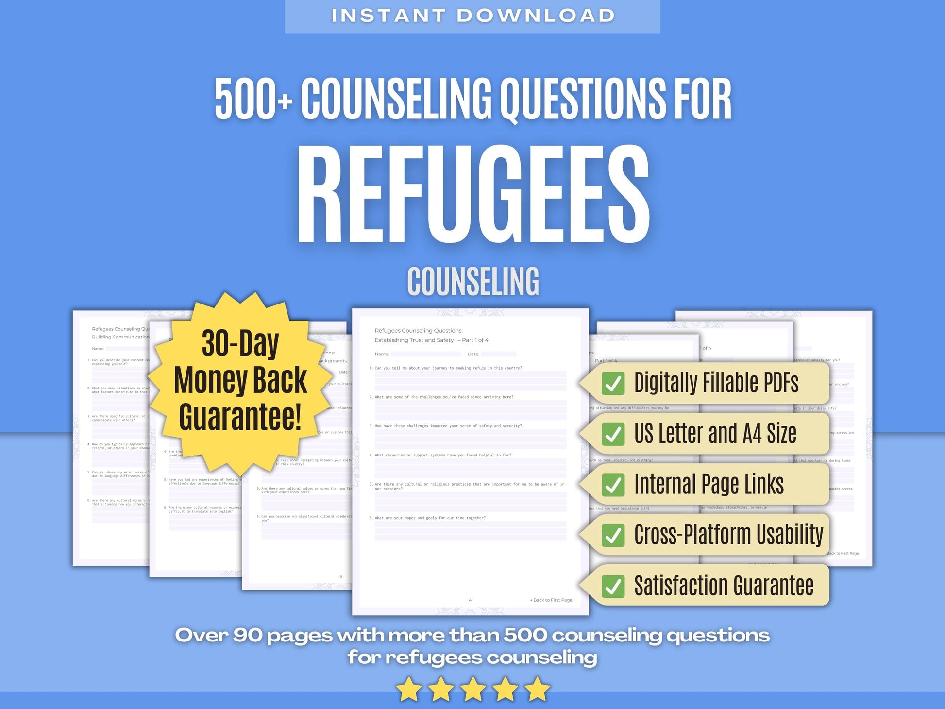 Refugees Counseling Psychology Workbooks