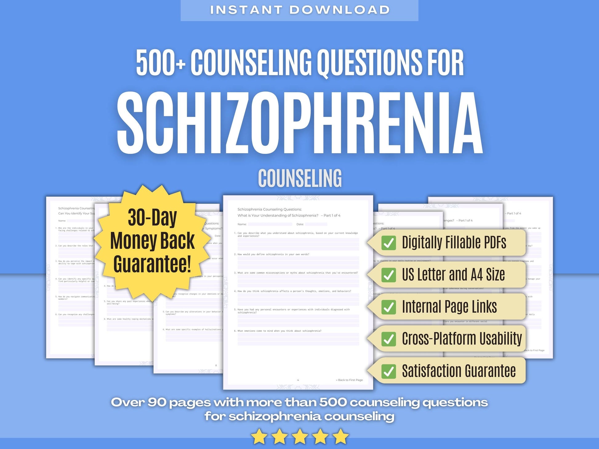 Schizophrenia Counseling Psychology Workbooks