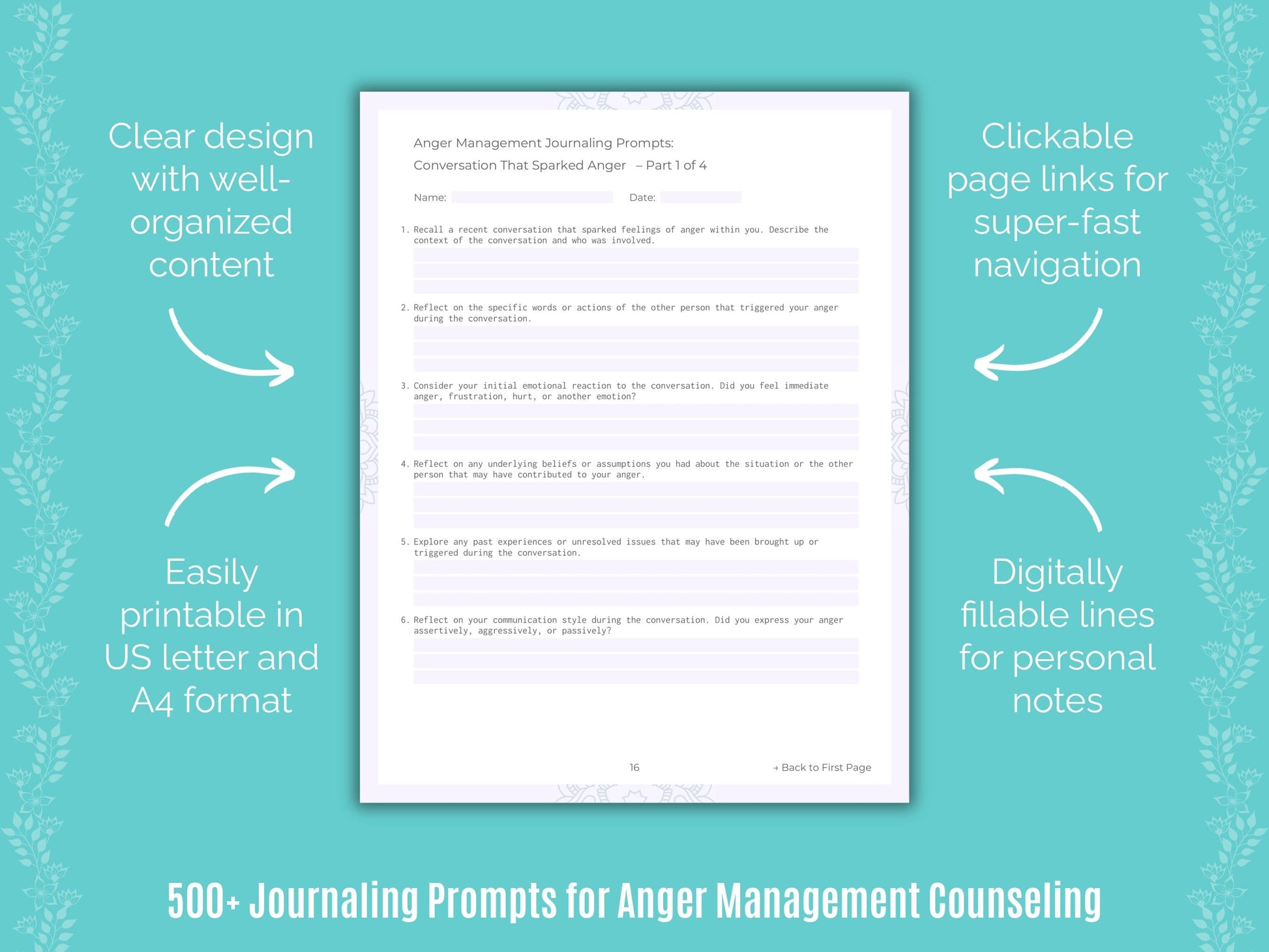 Anger Management Counseling Counseling Templates