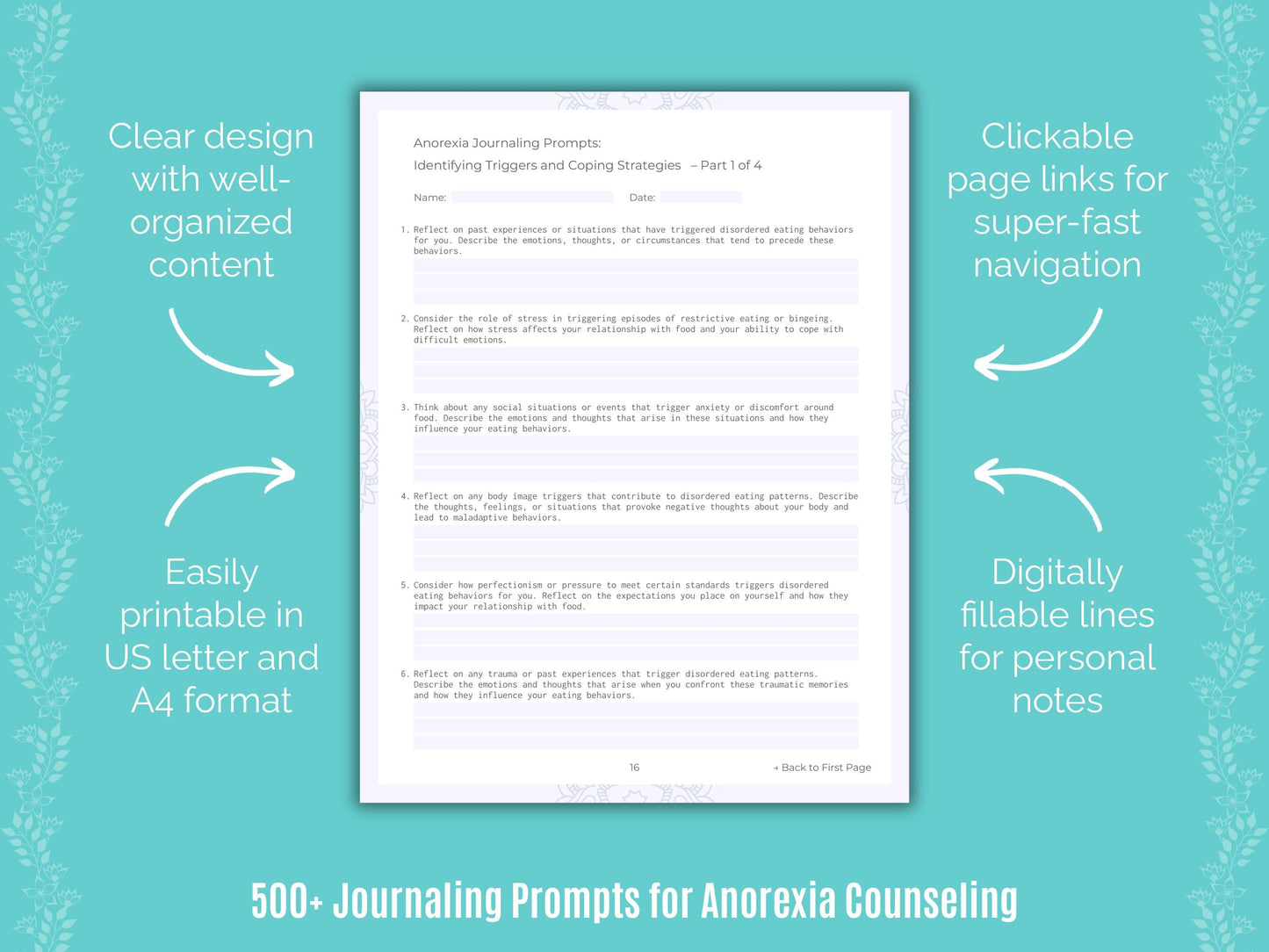 Anorexia Counseling Counseling Templates