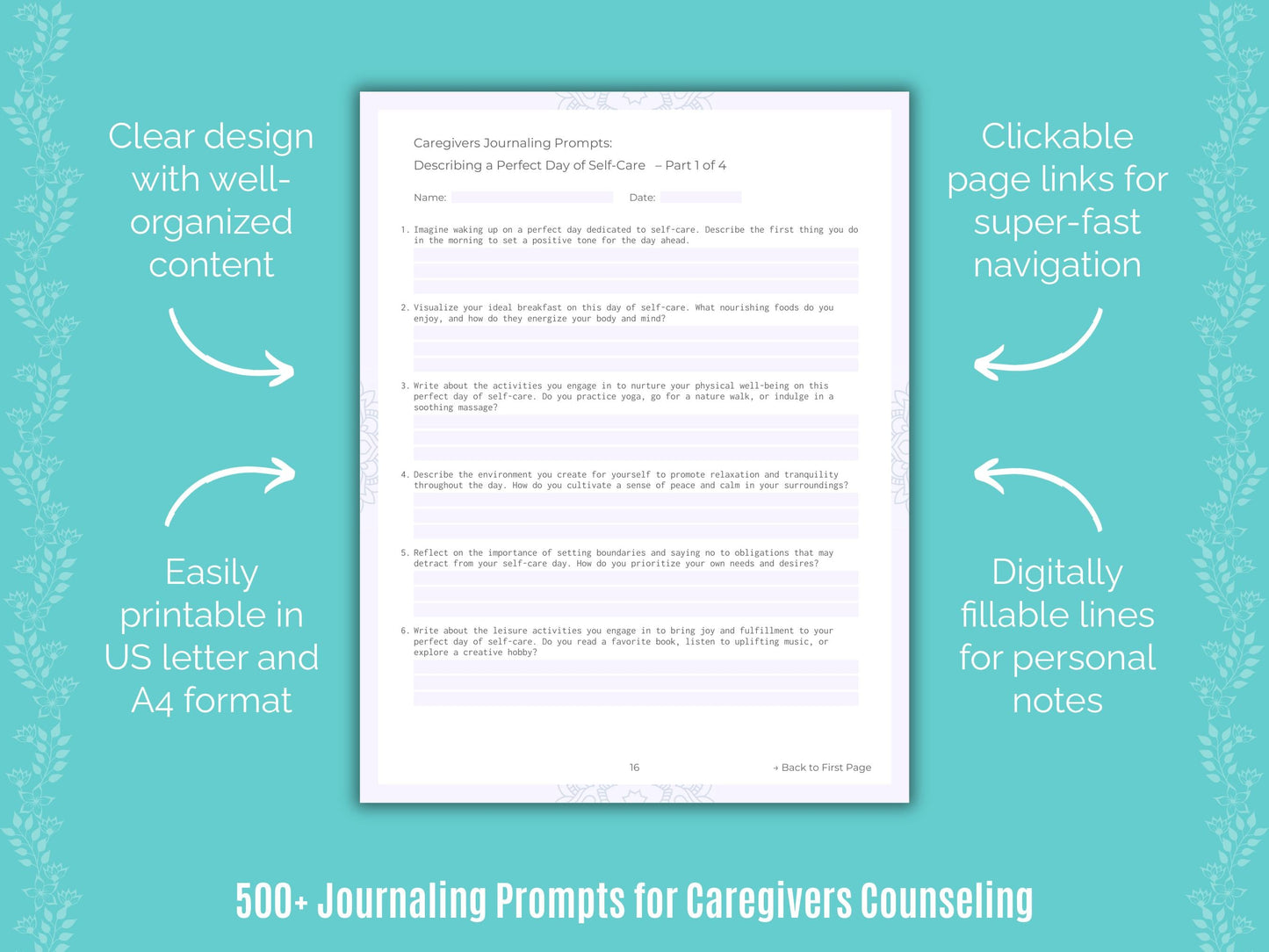 Caregivers Counseling Counseling Templates