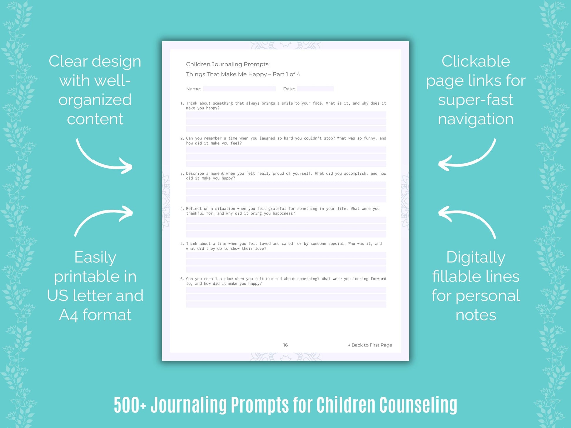 Children Counseling Counseling Templates