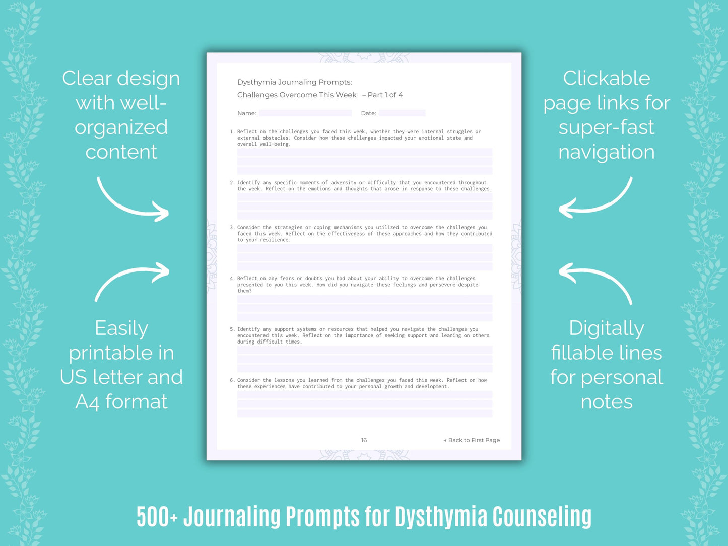 Dysthymia Counseling Counseling Templates