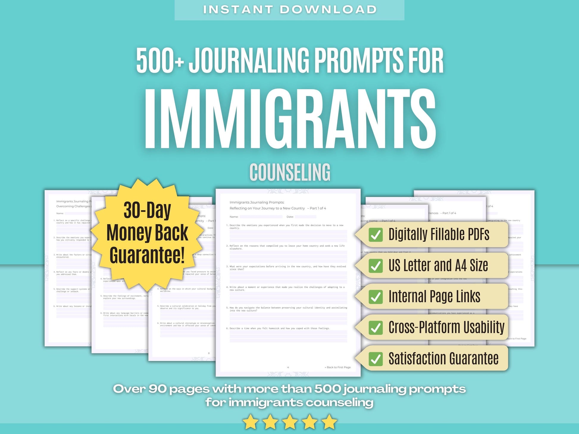 Immigrants Counseling Psychology Workbooks