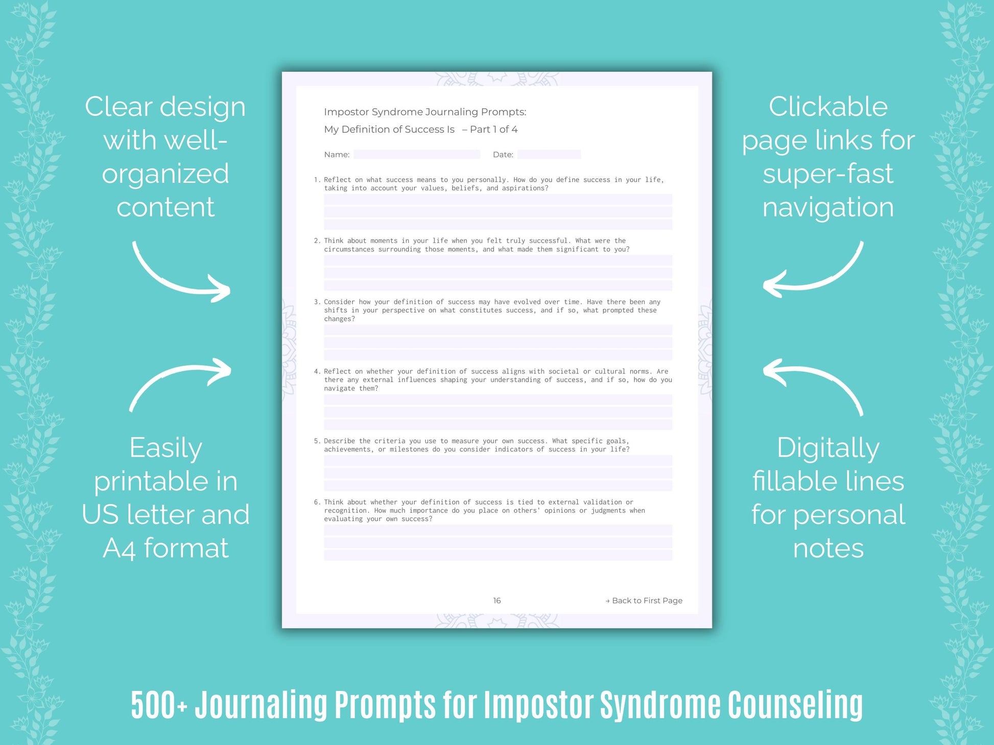 Impostor Syndrome Counseling Counseling Templates