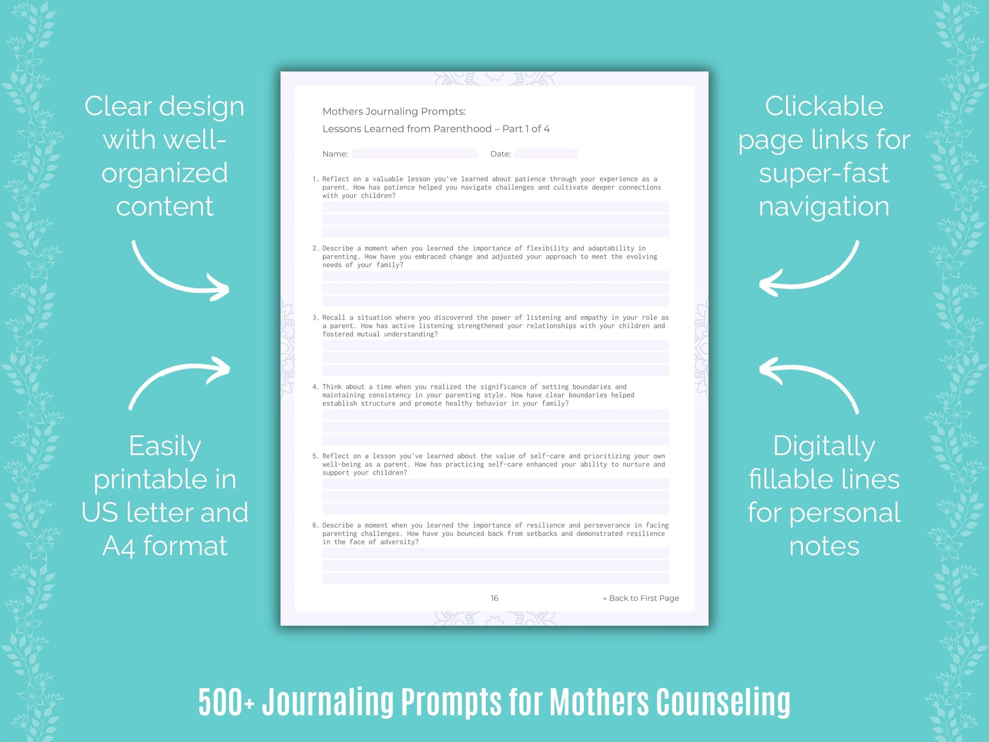 Mothers Counseling Counseling Templates