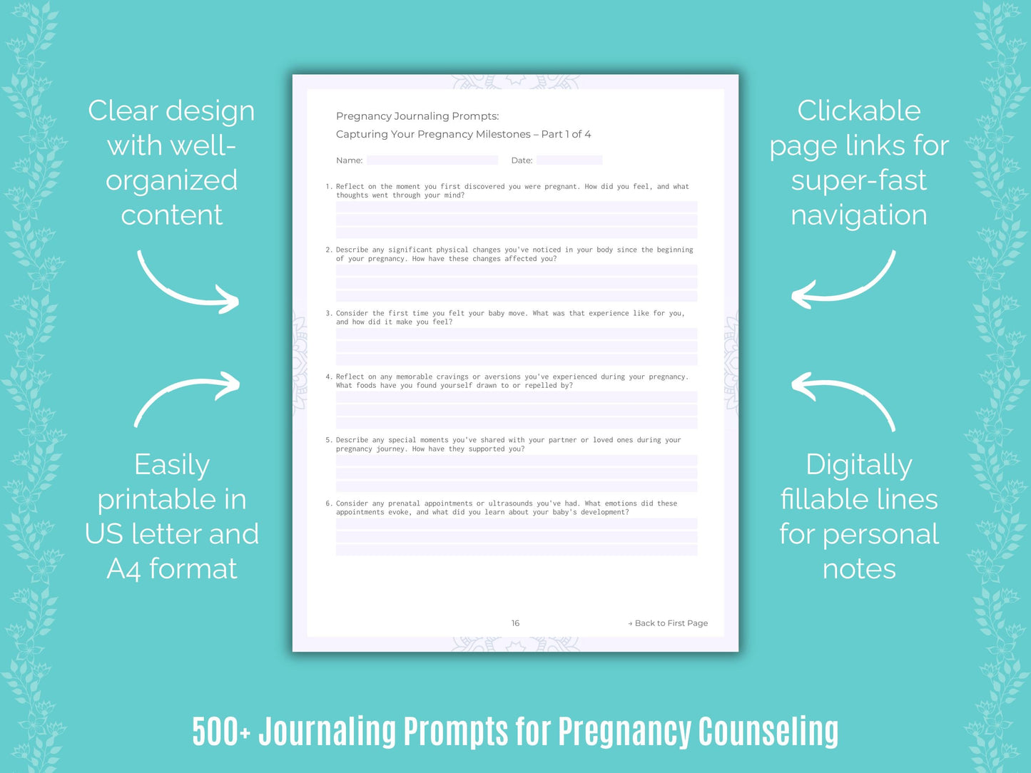 Pregnancy Counseling Counseling Templates