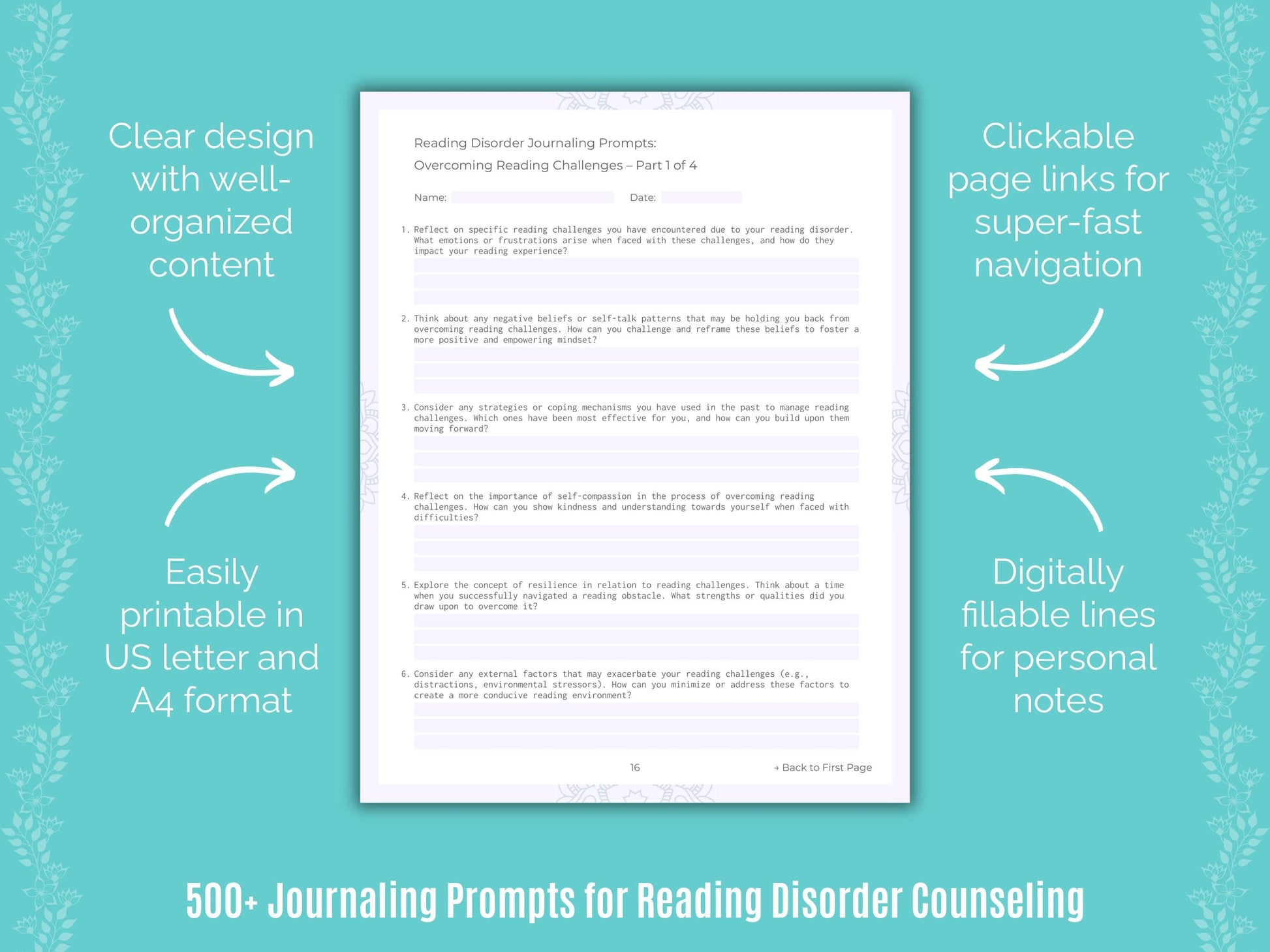 Reading Disorder Counseling Counseling Templates