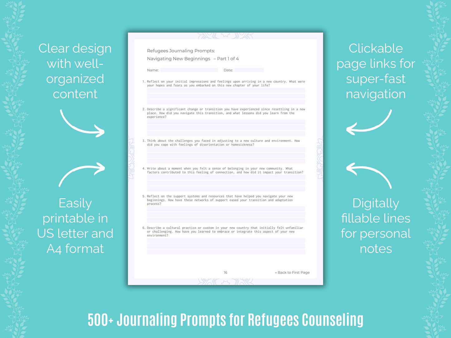 Refugees Counseling Counseling Templates