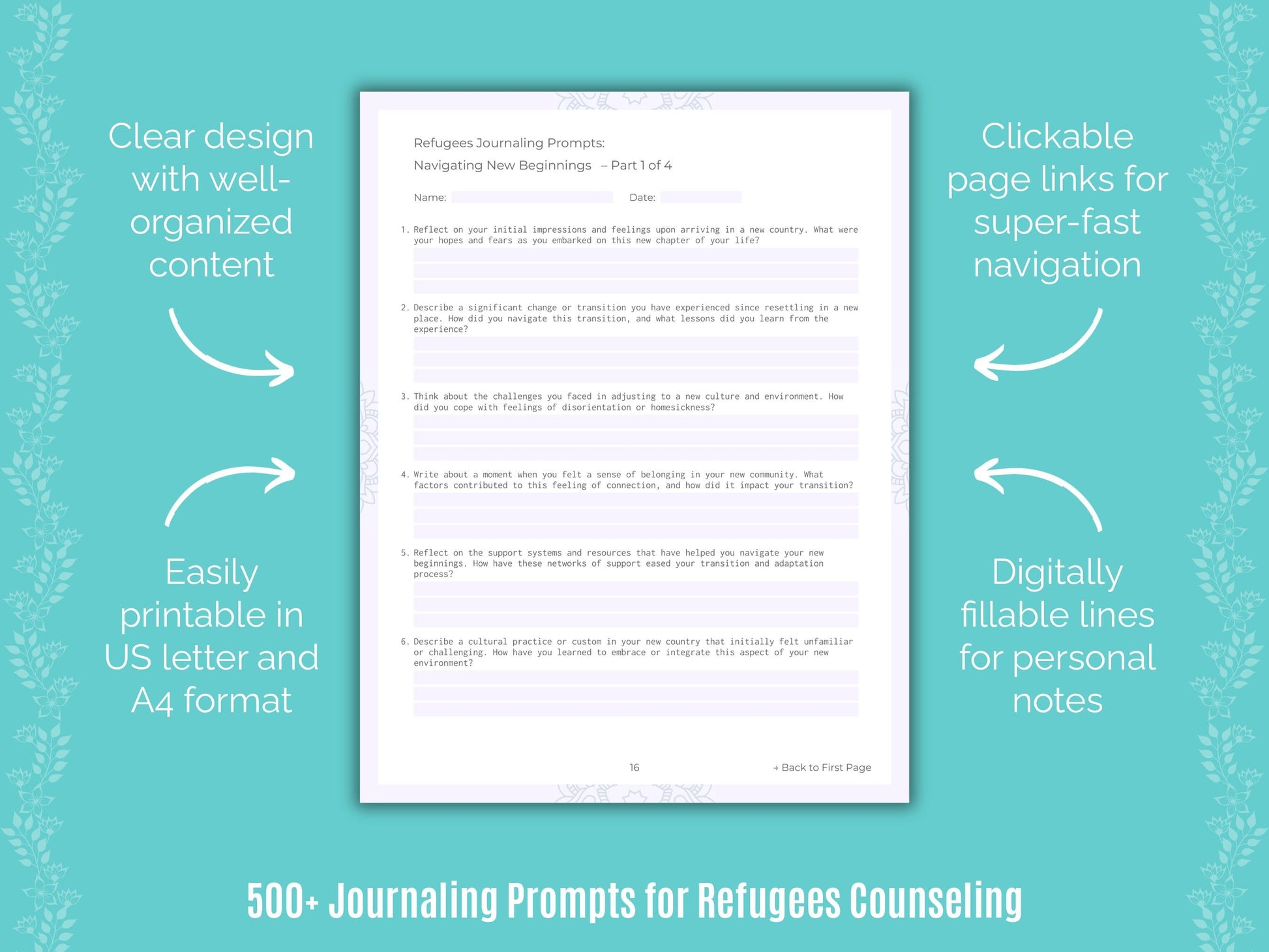 Refugees Counseling Counseling Templates