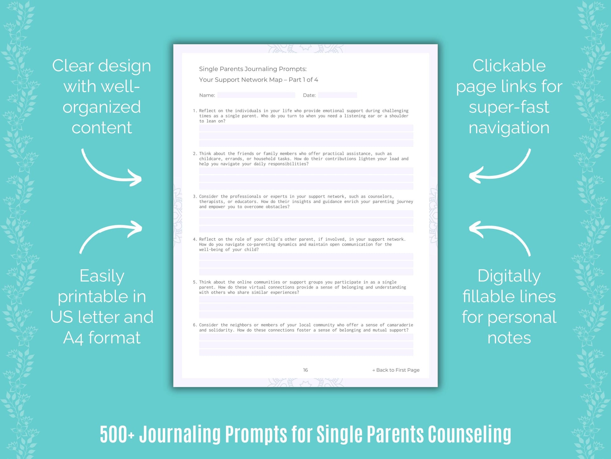 Single Parents Counseling Counseling Templates