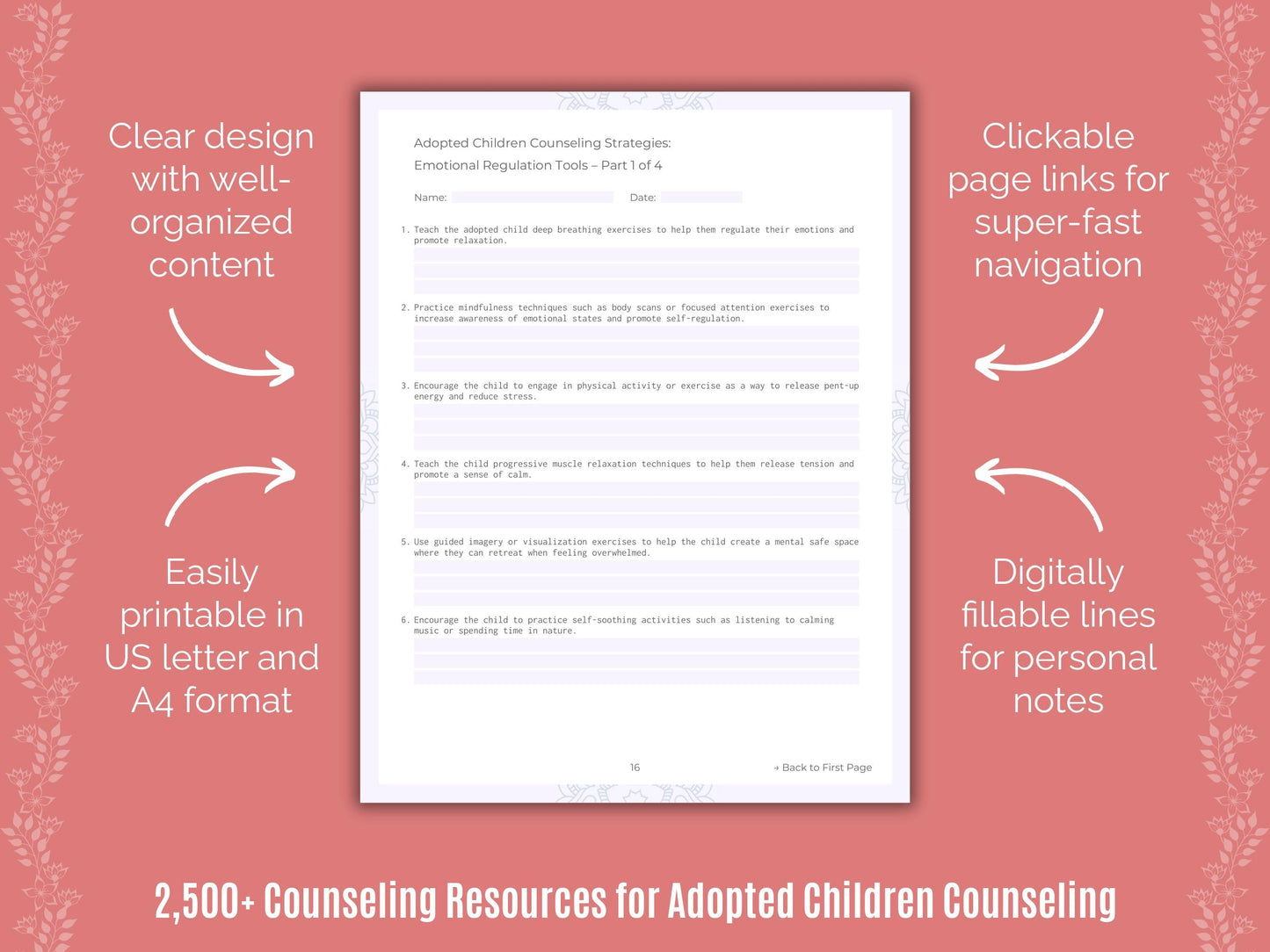 Adopted Children Counseling Counselor Cheat Sheets